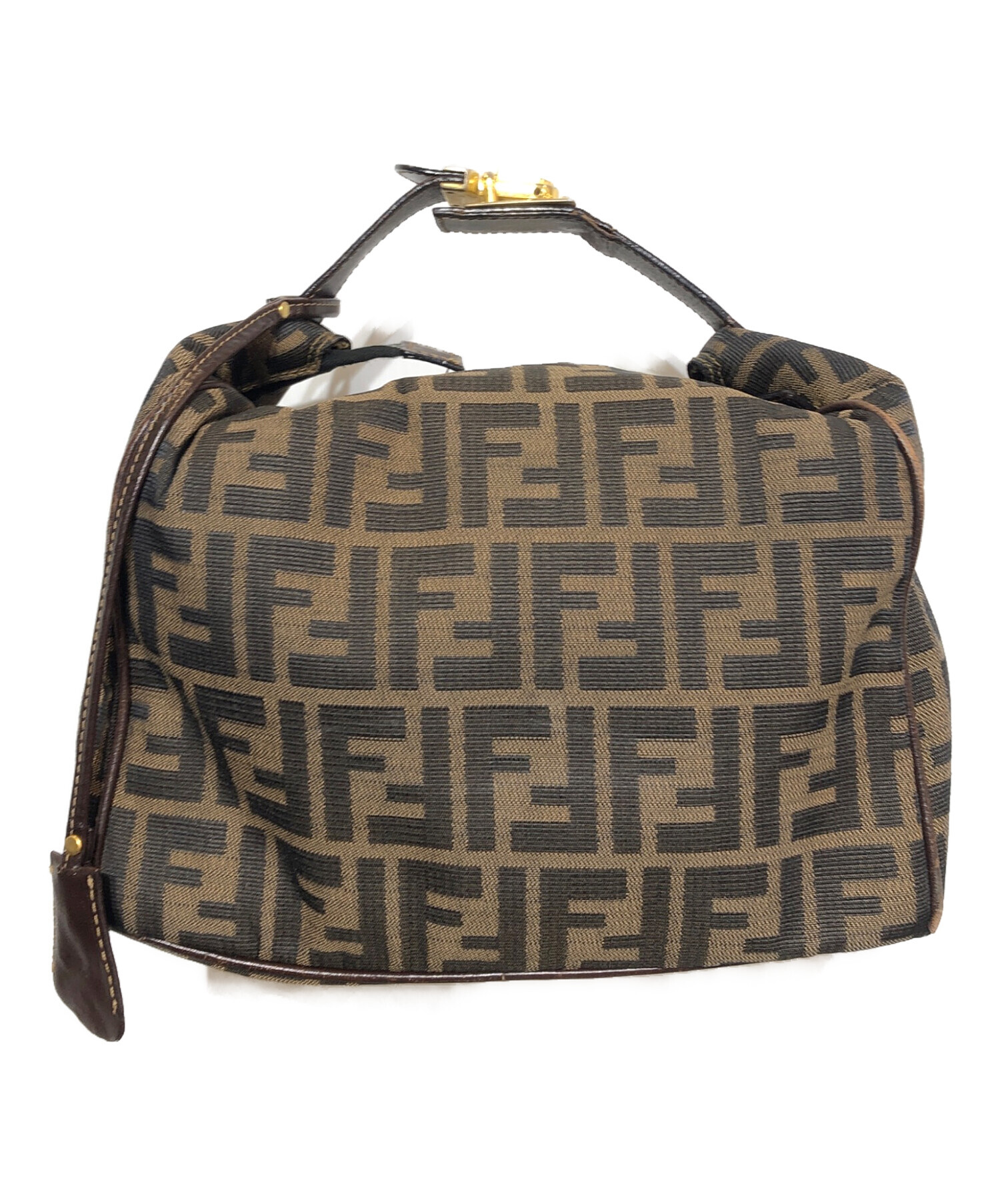 中古・古着通販】FENDI (フェンディ) バニティバッグ ブラウン