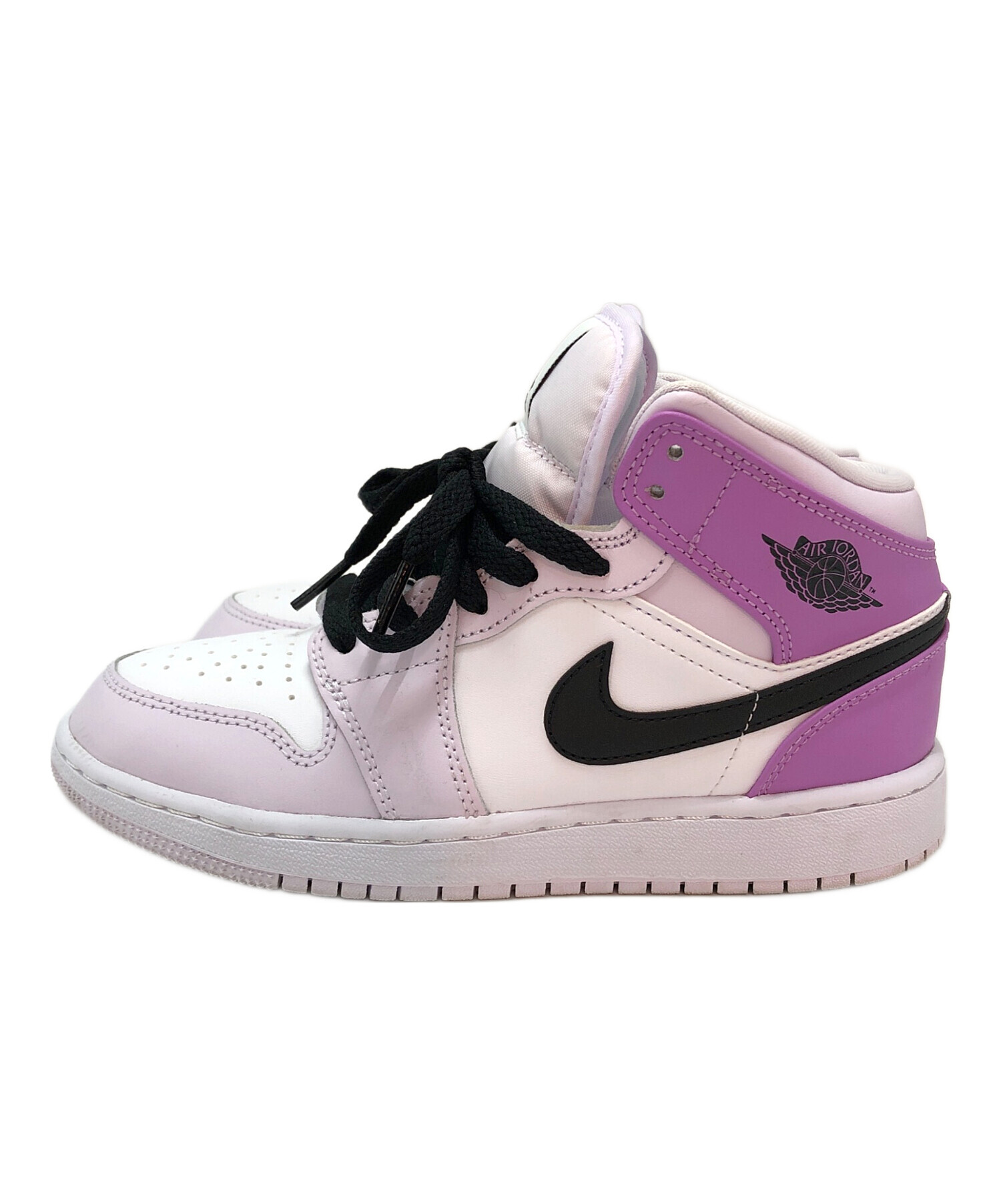 中古・古着通販】NIKE (ナイキ) Air Jordan 1 Mid パープル×ホワイト 