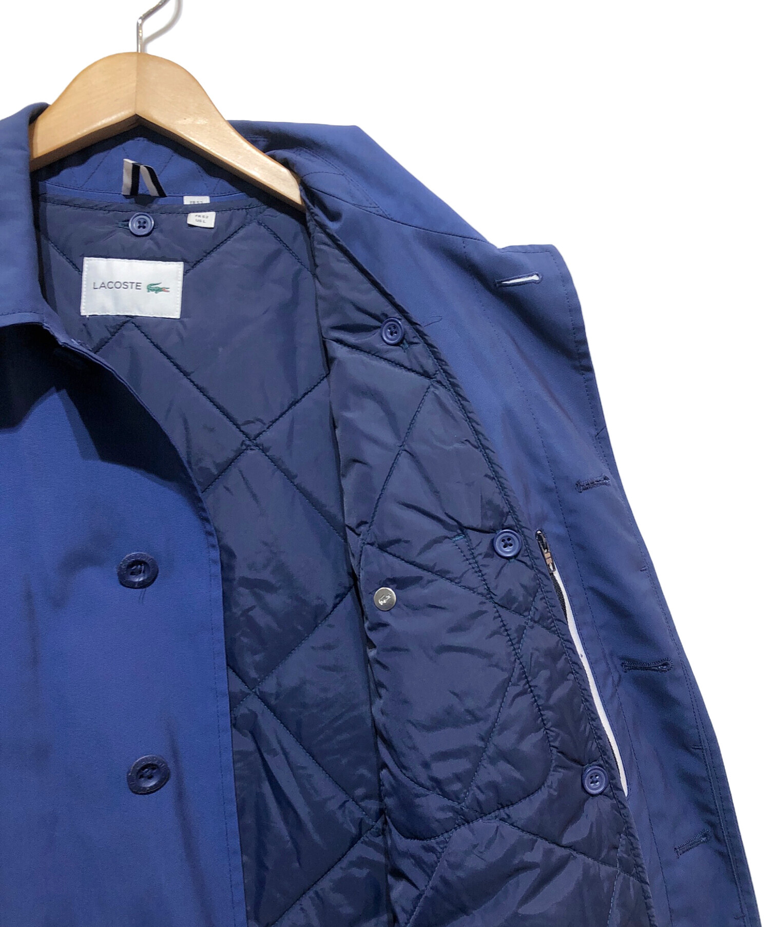 中古・古着通販】LACOSTE (ラコステ) ライナー付ステンカラーコート