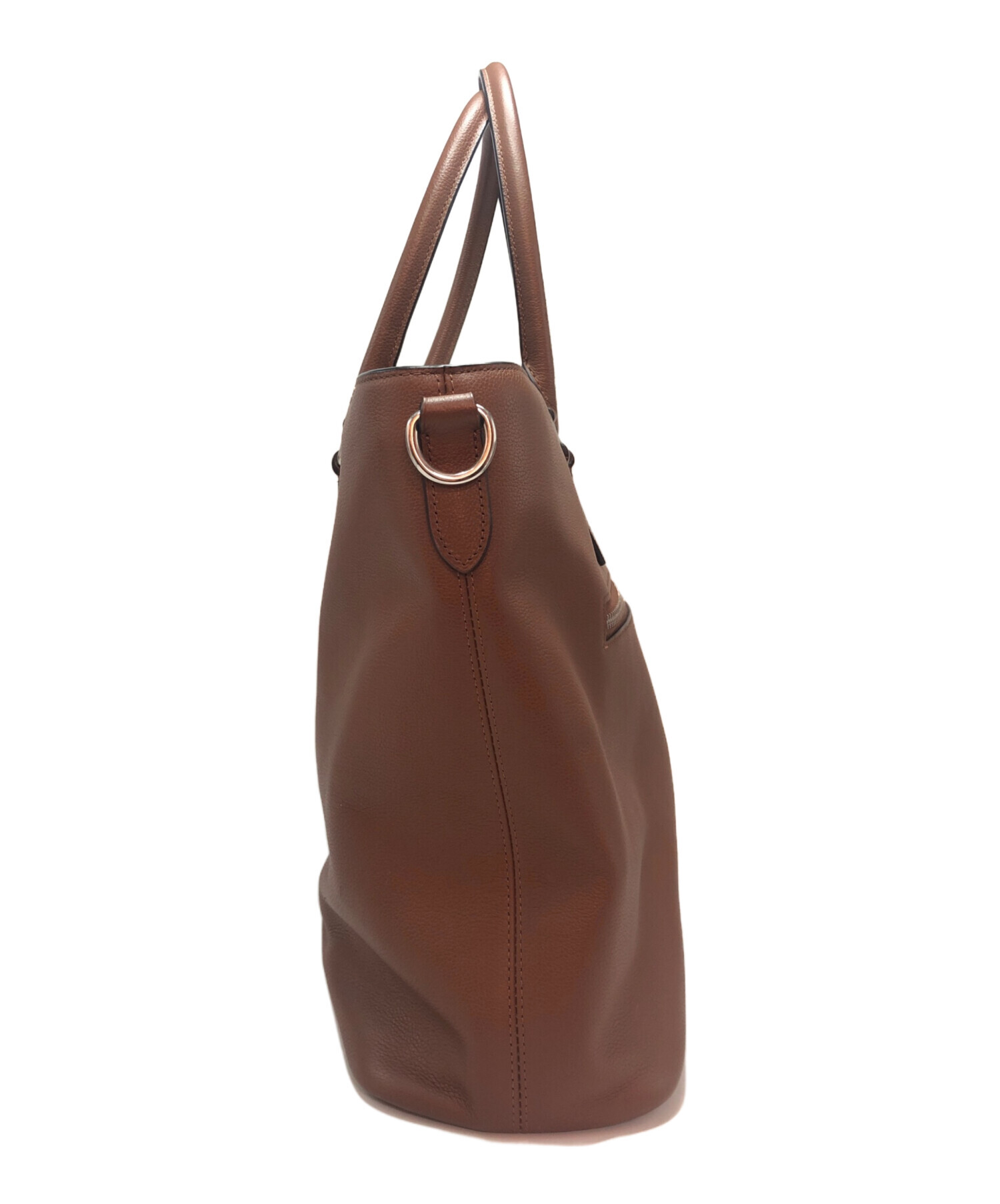 COACH コーチ ブラウン ビジネスバッグ 2way ショルダーバッグ 大容量