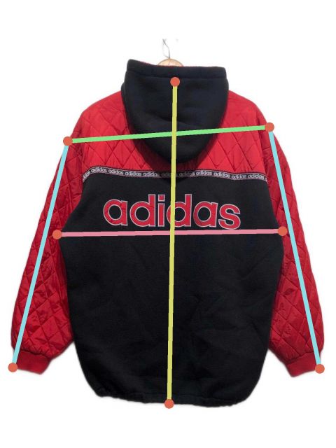 中古・古着通販】adidas (アディダス) フーデットキルティング