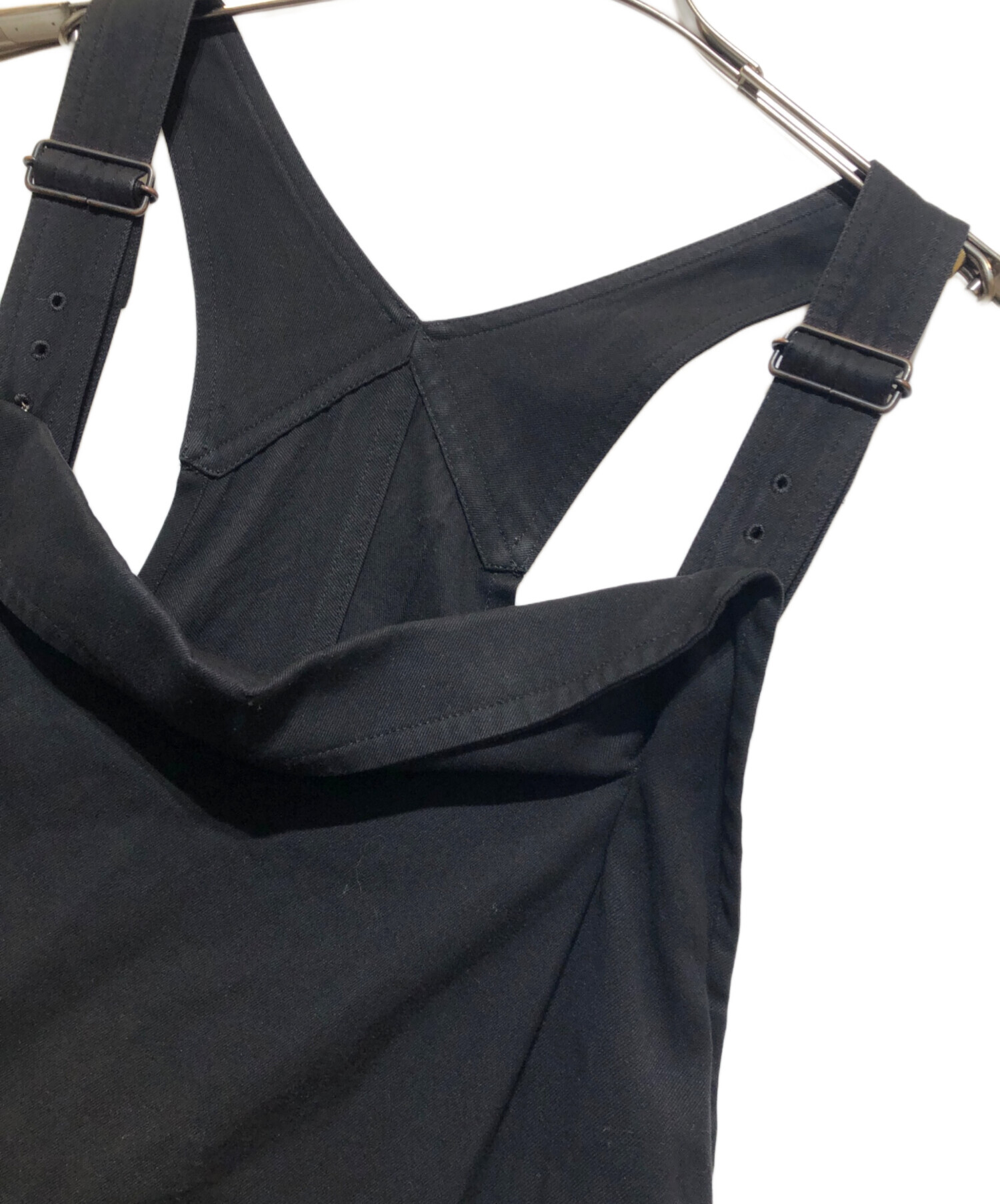 中古・古着通販】Y's (ワイズ) ギャバジンワイドオーバーオール