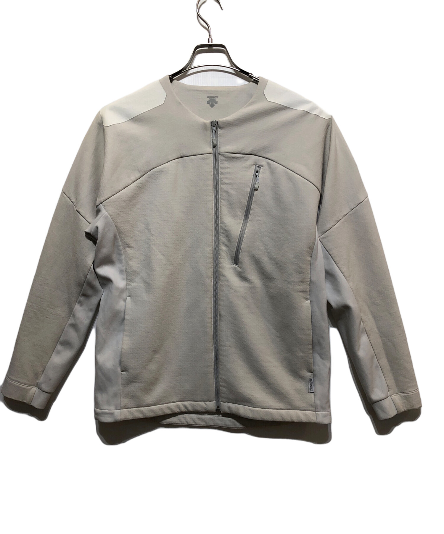 DESCENTE デサント　ジップアップジャケット 中古・古着通販】DESCENTE (デサント) ジップアップジャケット グレー