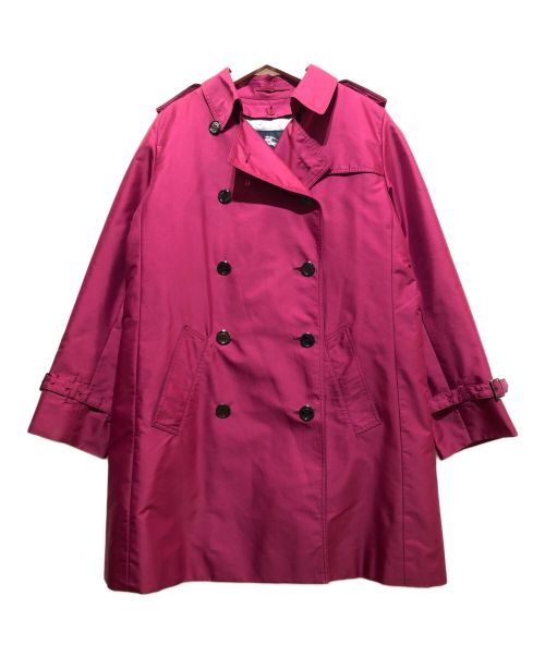 バーバリーロンドンBURBERRY ピンクパープルトレンチコート中古レインコート BURBERRY LONDON】【アウター】バーバリーロンドン『トレンチコート
