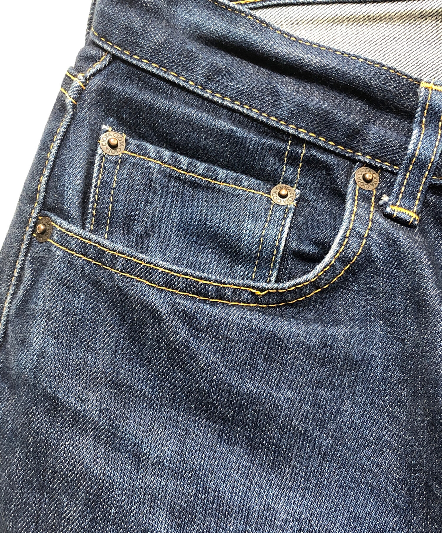 中古・古着通販】CIOTA (シオタ) 本藍ストレートデニムパンツ ブルー