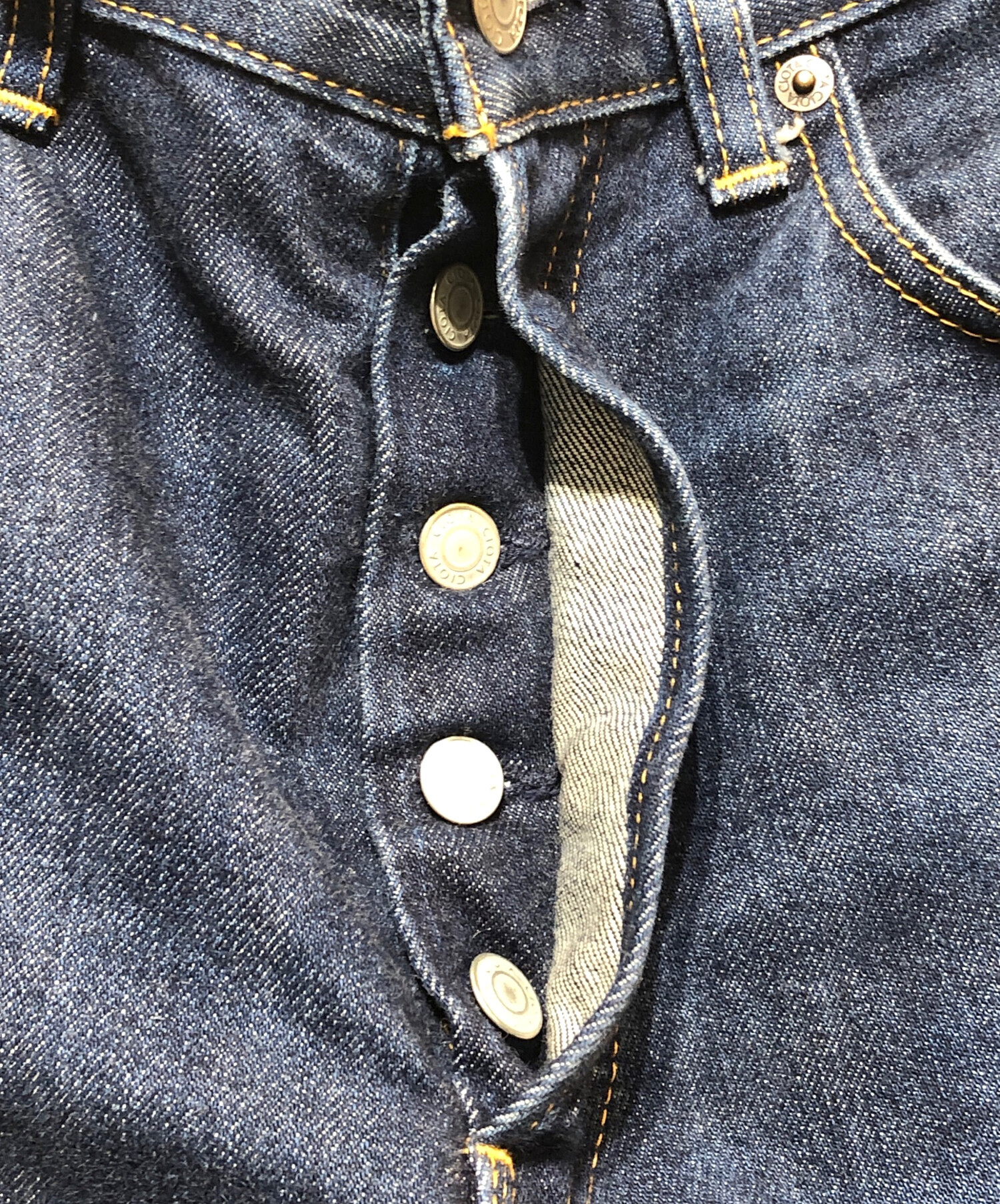 中古・古着通販】CIOTA (シオタ) 本藍ストレートデニムパンツ ブルー