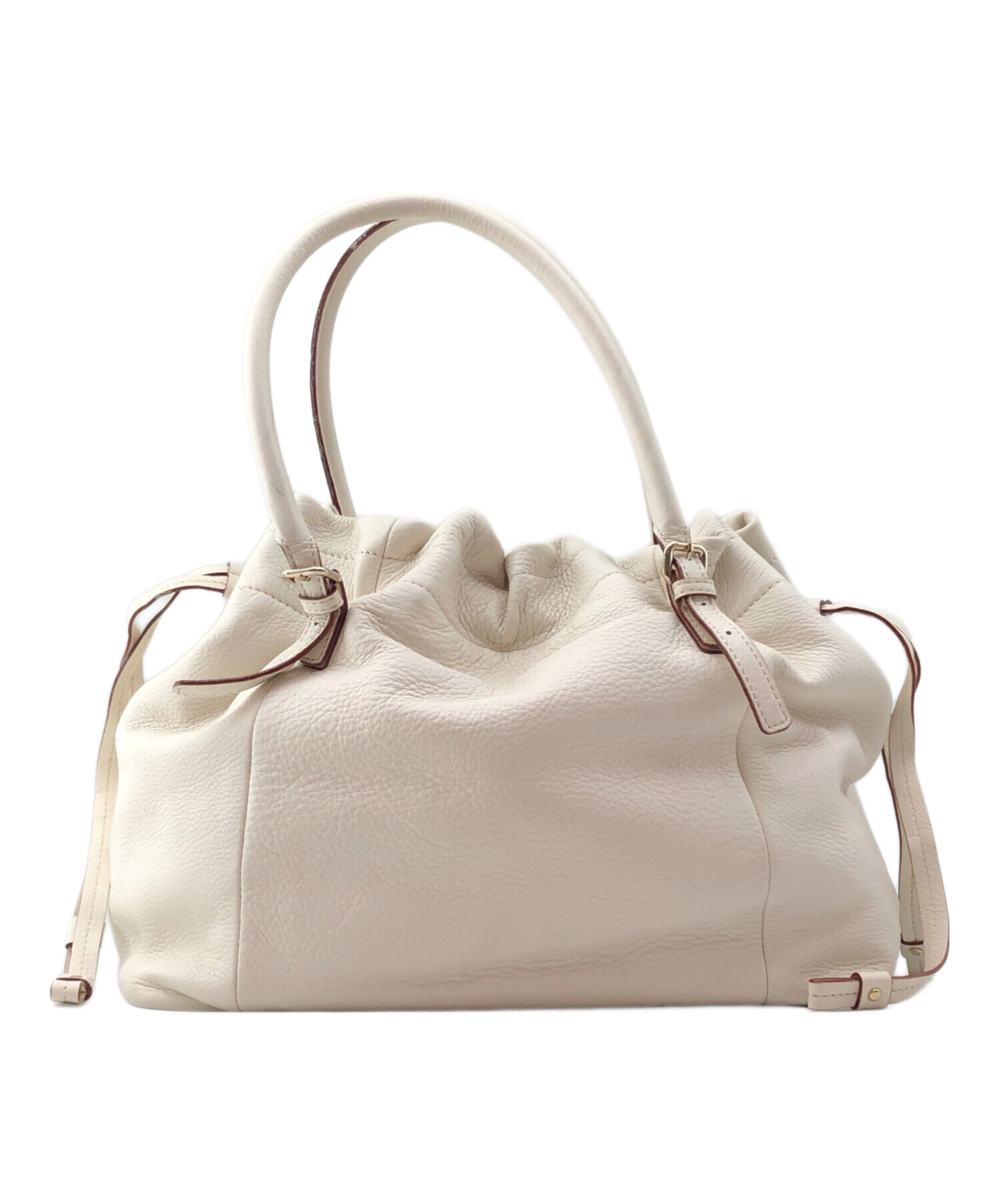中古・古着通販】Kate Spade (ケイトスペード) バッグ ベージュ×ピンク 