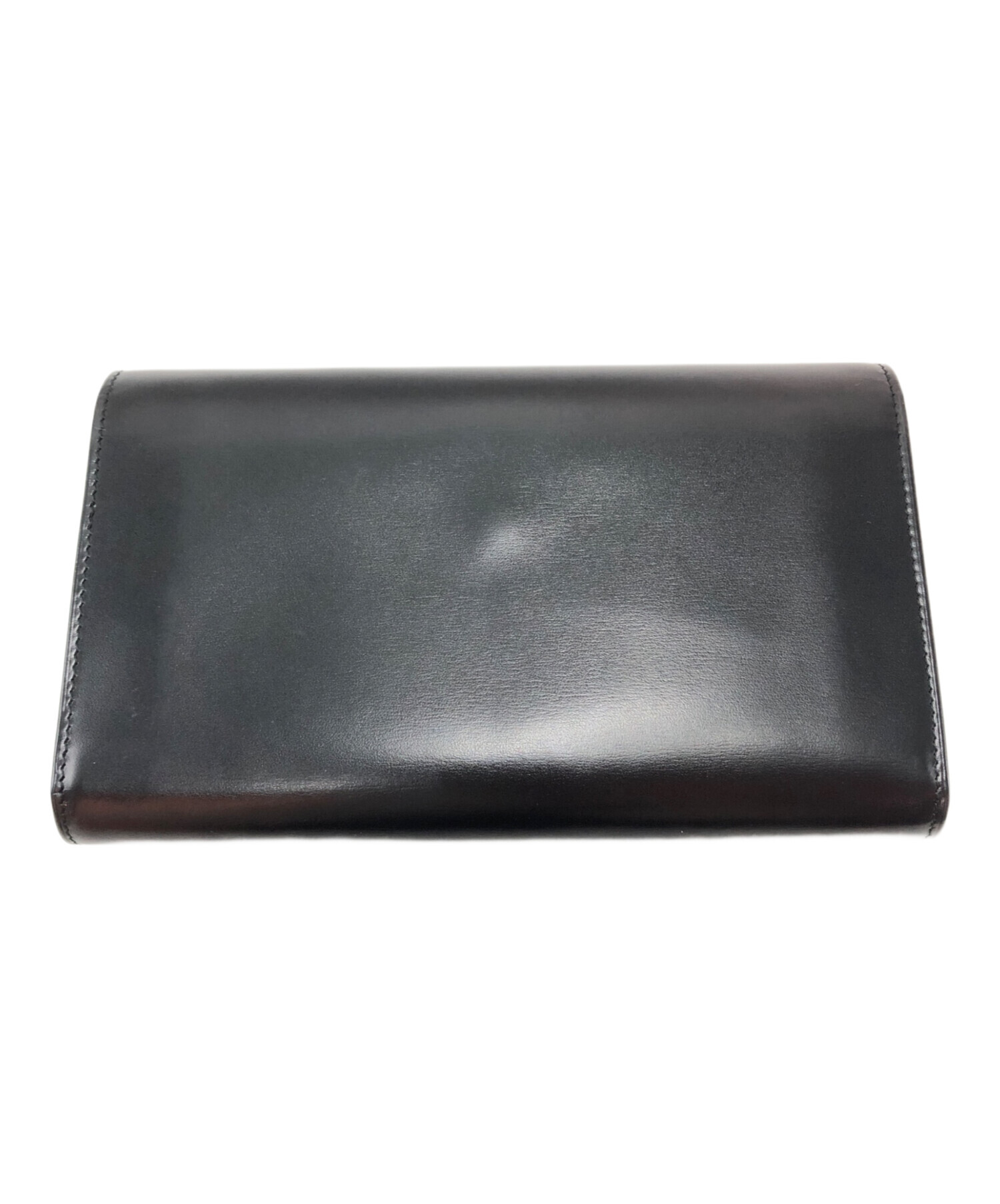 中古・古着通販】Cartier (カルティエ) 三つ折り長財布 ブラック 