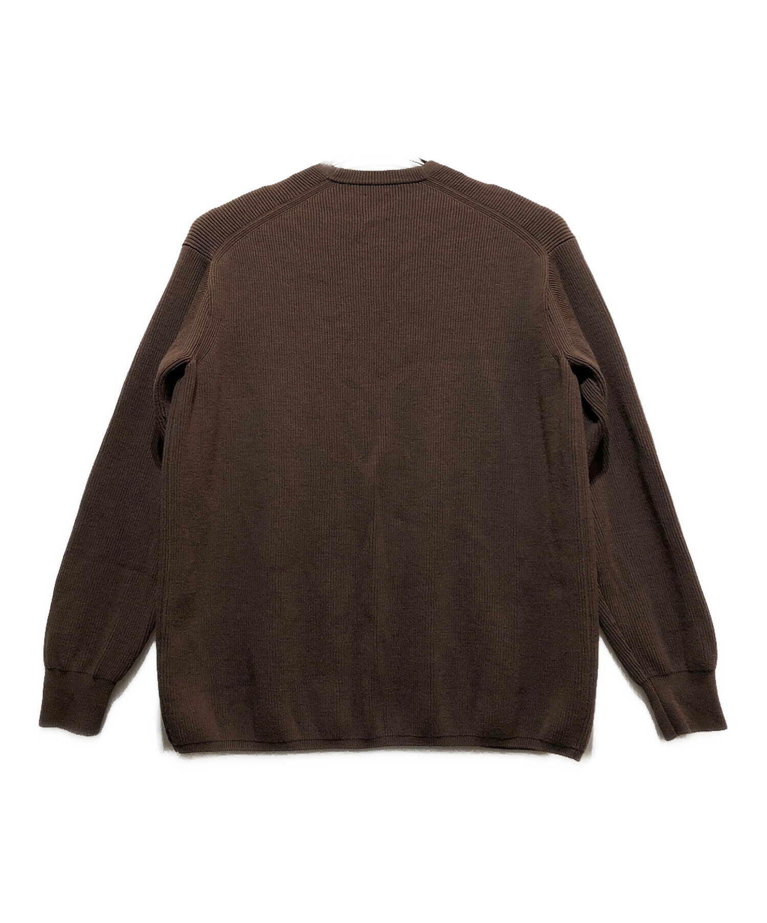 中古・古着通販】BATONER (バトナ―) カーディガン ブラウン サイズ:3 