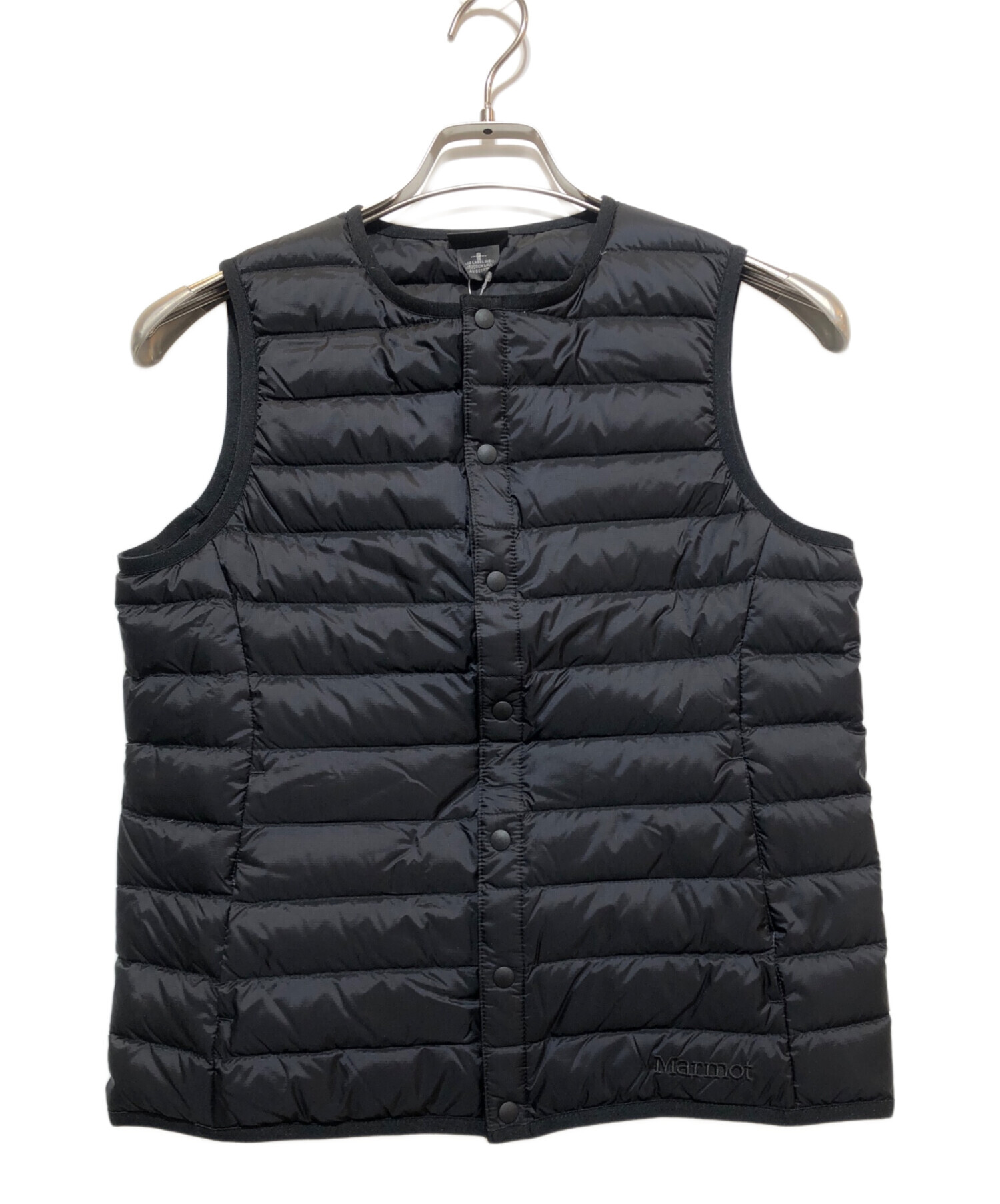 中古・古着通販】MARMOT (マーモット) ダウンベスト ブラック サイズ:S 