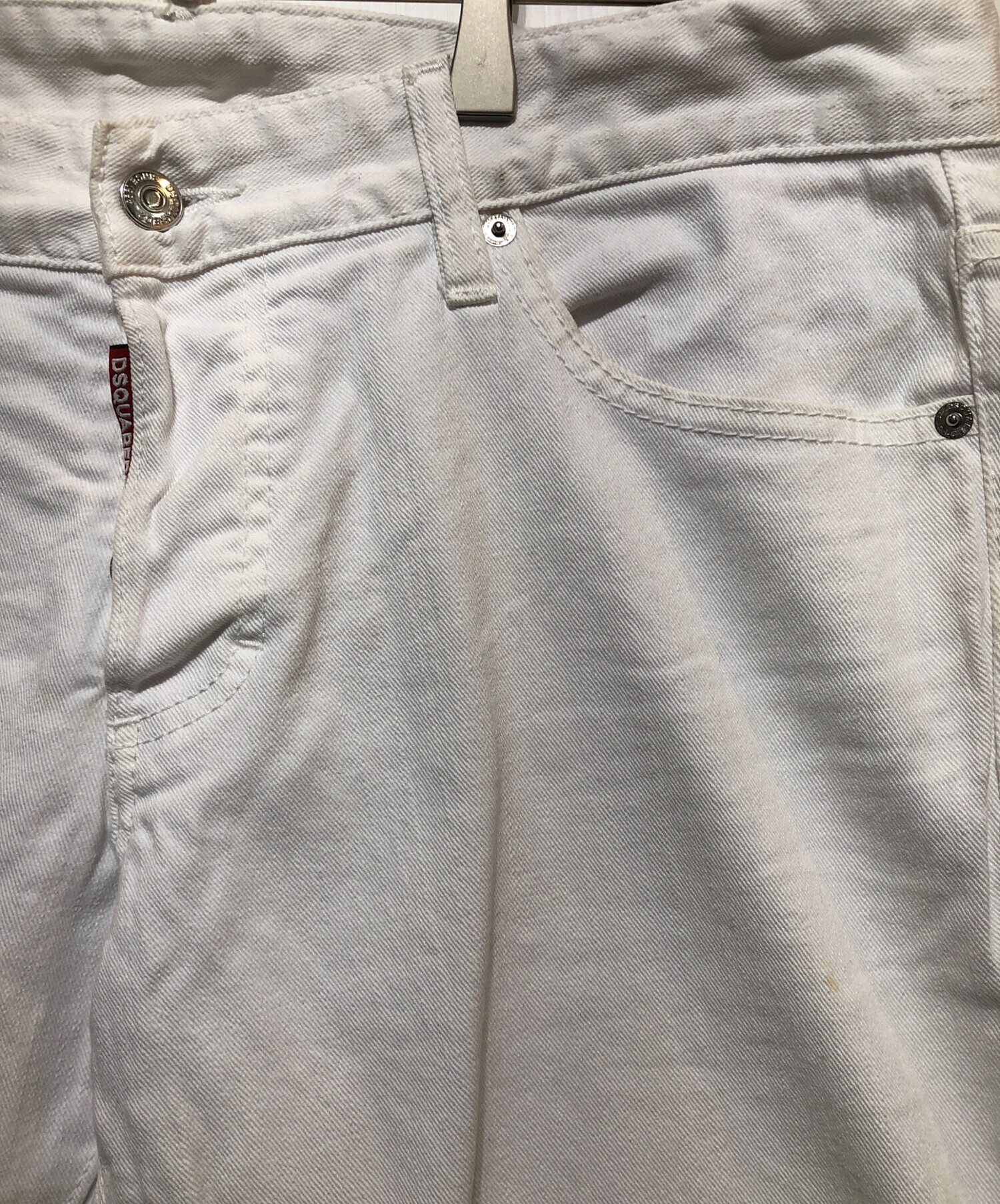 正規品 DSQUARED2 ホワイトパンツ 50 DSQUARED2 Slim Jean ホワイト 