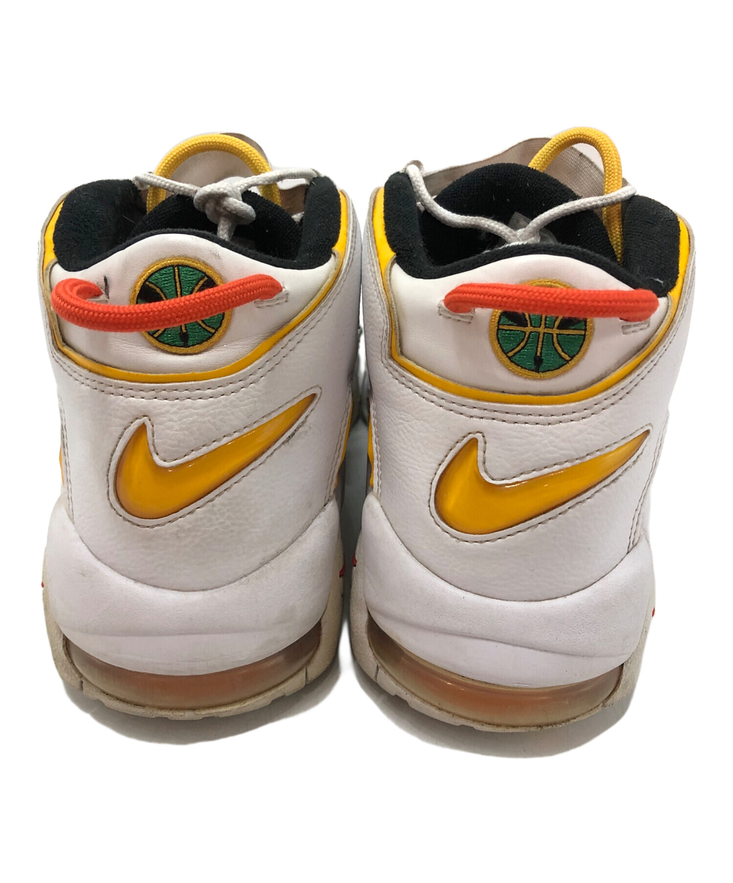 中古・古着通販】NIKE (ナイキ) AIR MORE UPTEMPO ホワイト×イエロー 
