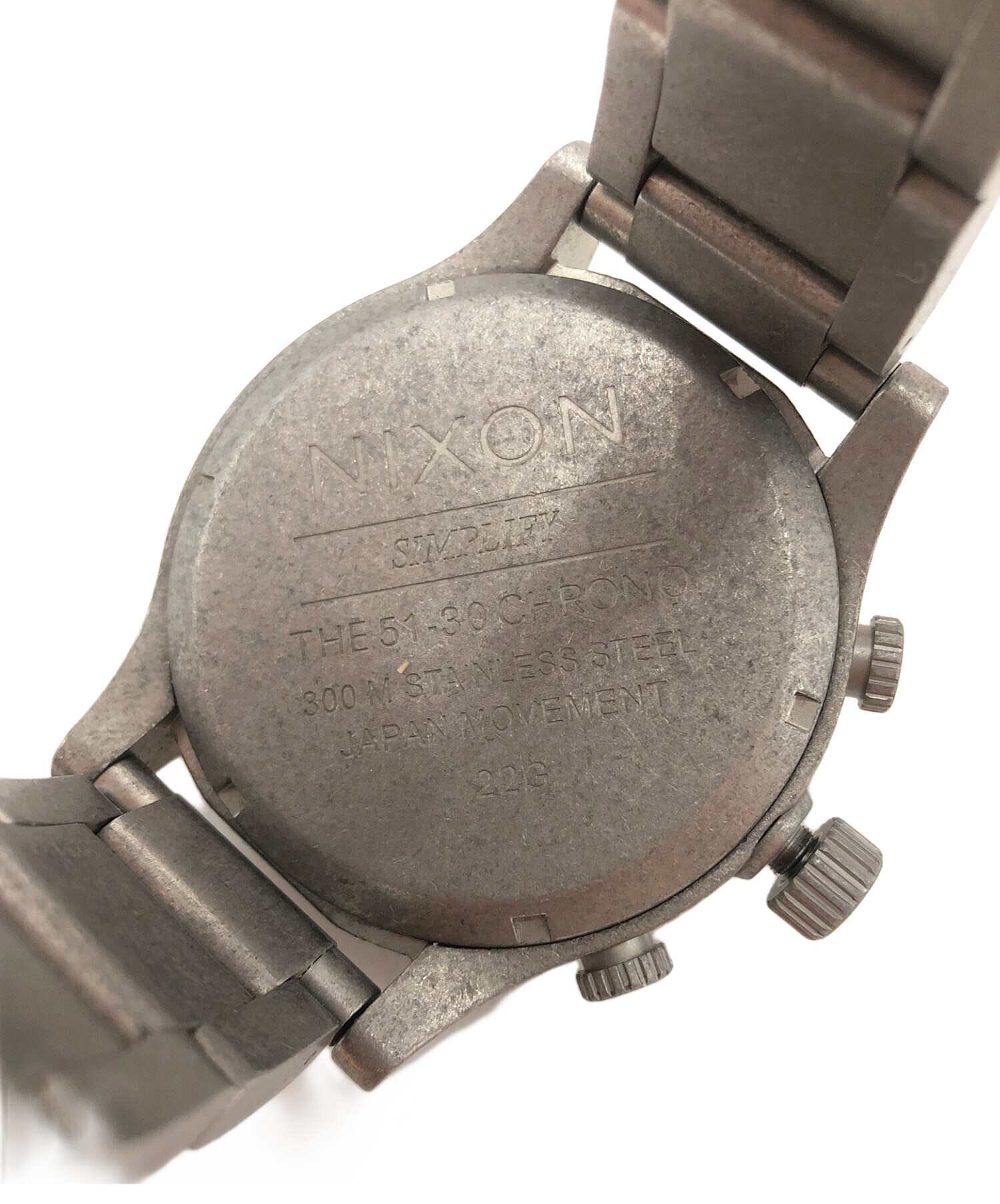 中古・古着通販】NIXON (ニクソン) 腕時計 シルバー｜ブランド・古着