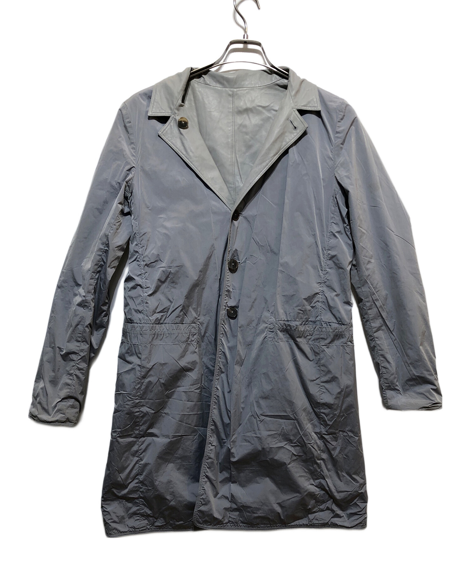 JILSANDER ヴィンテージ レザーコート 中古・古着通販】JIL SANDER (ジルサンダー) リバーシブルレザーコート