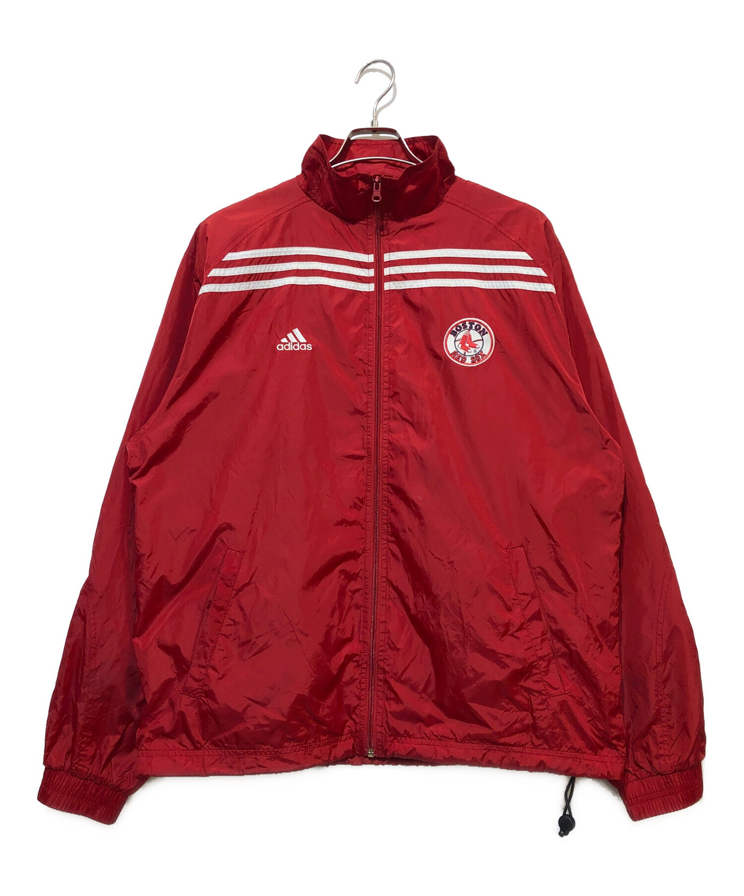 中古・古着通販】adidas (アディダス) ナイロンジャケット レッド