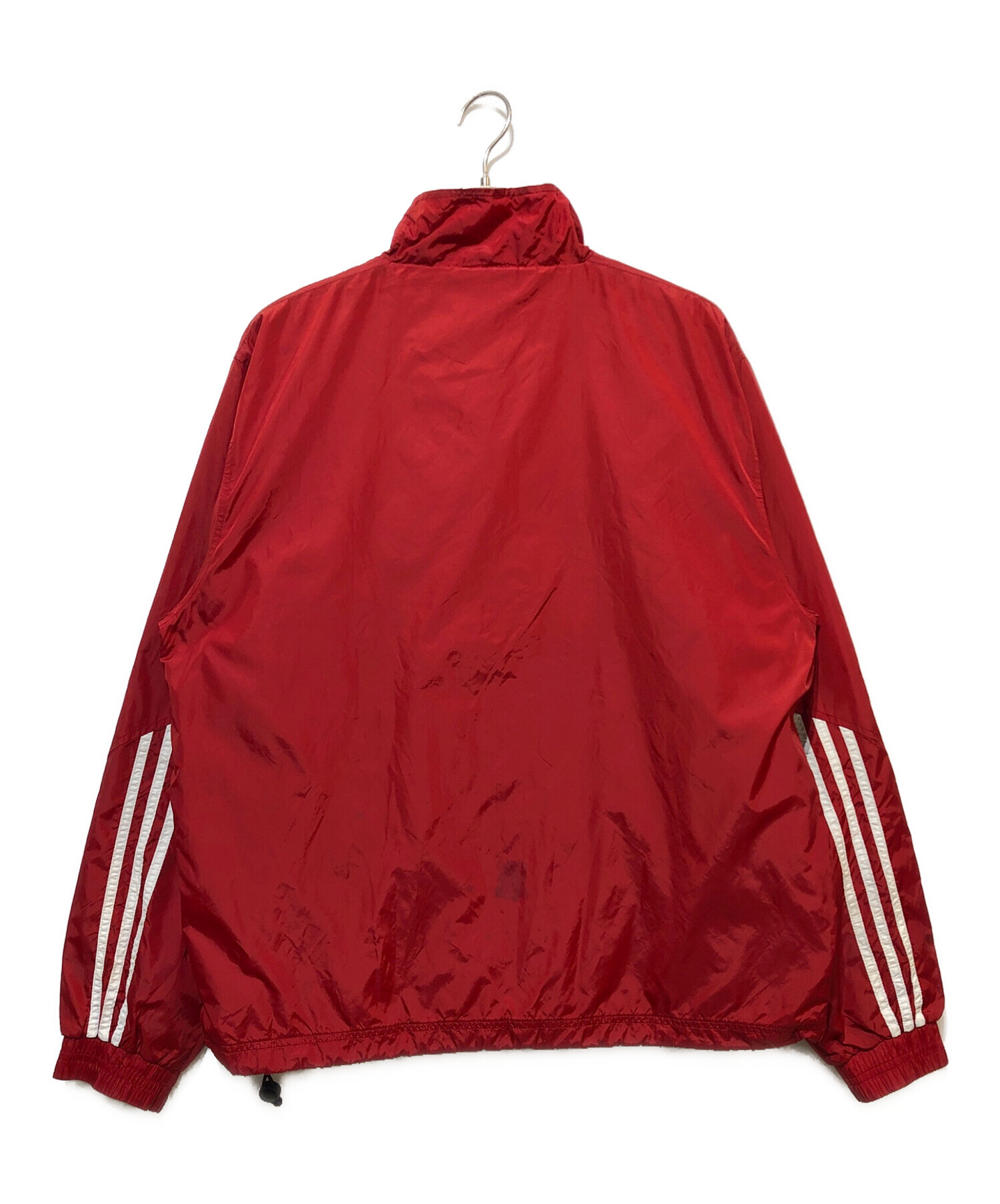 中古・古着通販】adidas (アディダス) ナイロンジャケット レッド