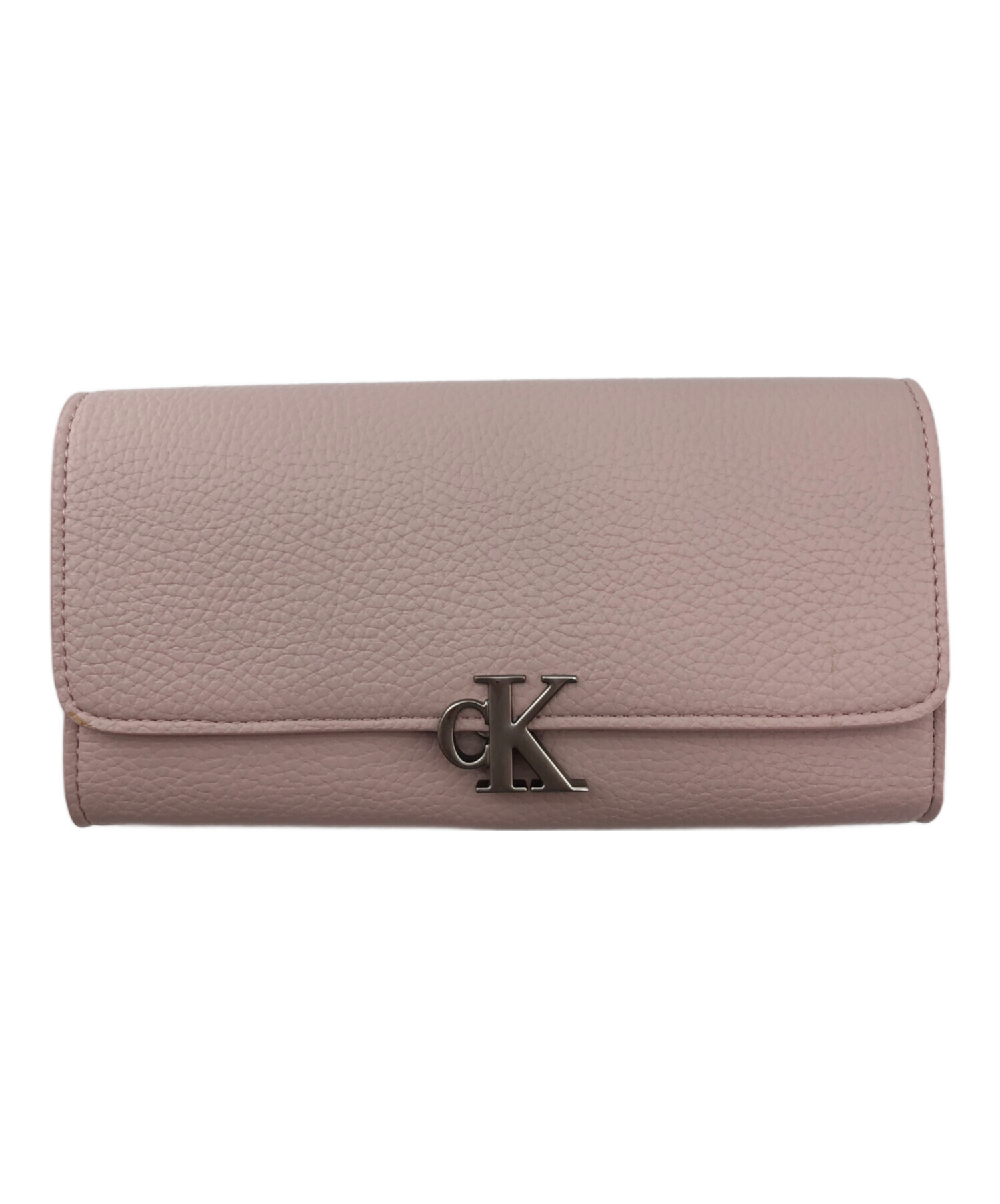 中古・古着通販】Calvin Klein (カルバンクライン) 長財布 ピンク 未 