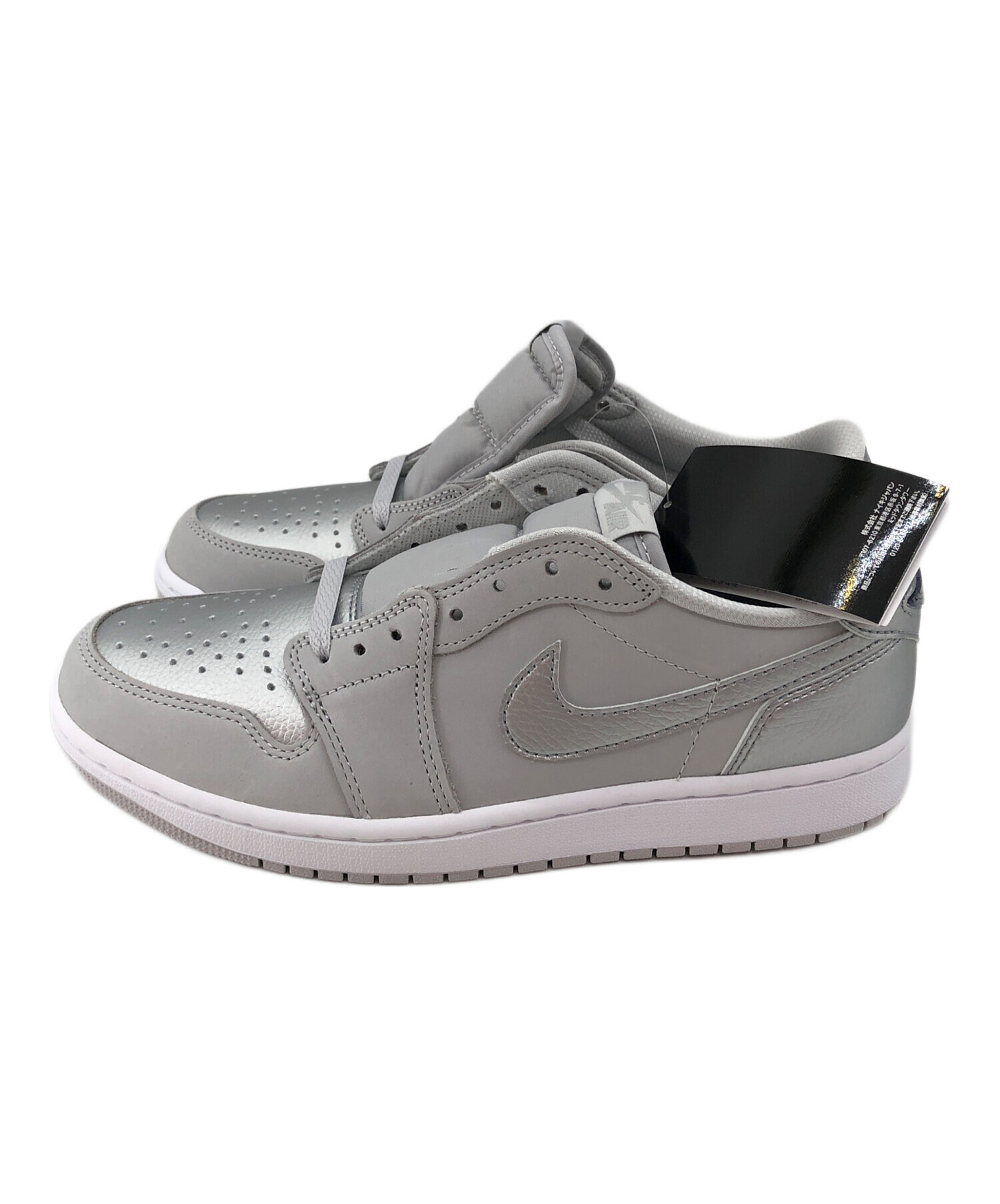 中古・古着通販】NIKE (ナイキ) Air Jordan 1 Retro Low グレー サイズ 
