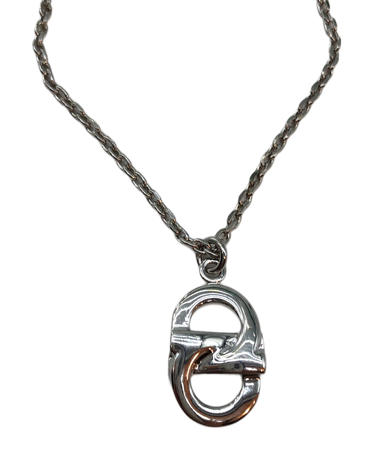 Salvatore Ferragamo ネックレス ヴァラ シルバー 中古・古着通販】Salvatore Ferragamo (サルヴァトーレ フェラガモ