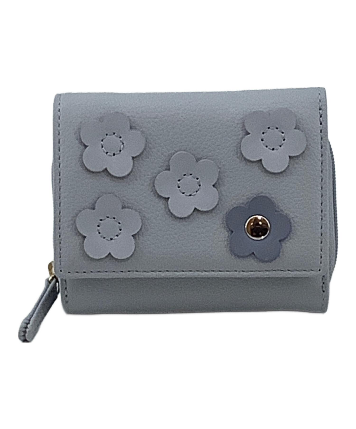 MARY QUANT Maison de FLEUR 三つ折り財布 中古・古着通販】MARY QUANT (マリークヮント) 3つ折り財布 スカイ