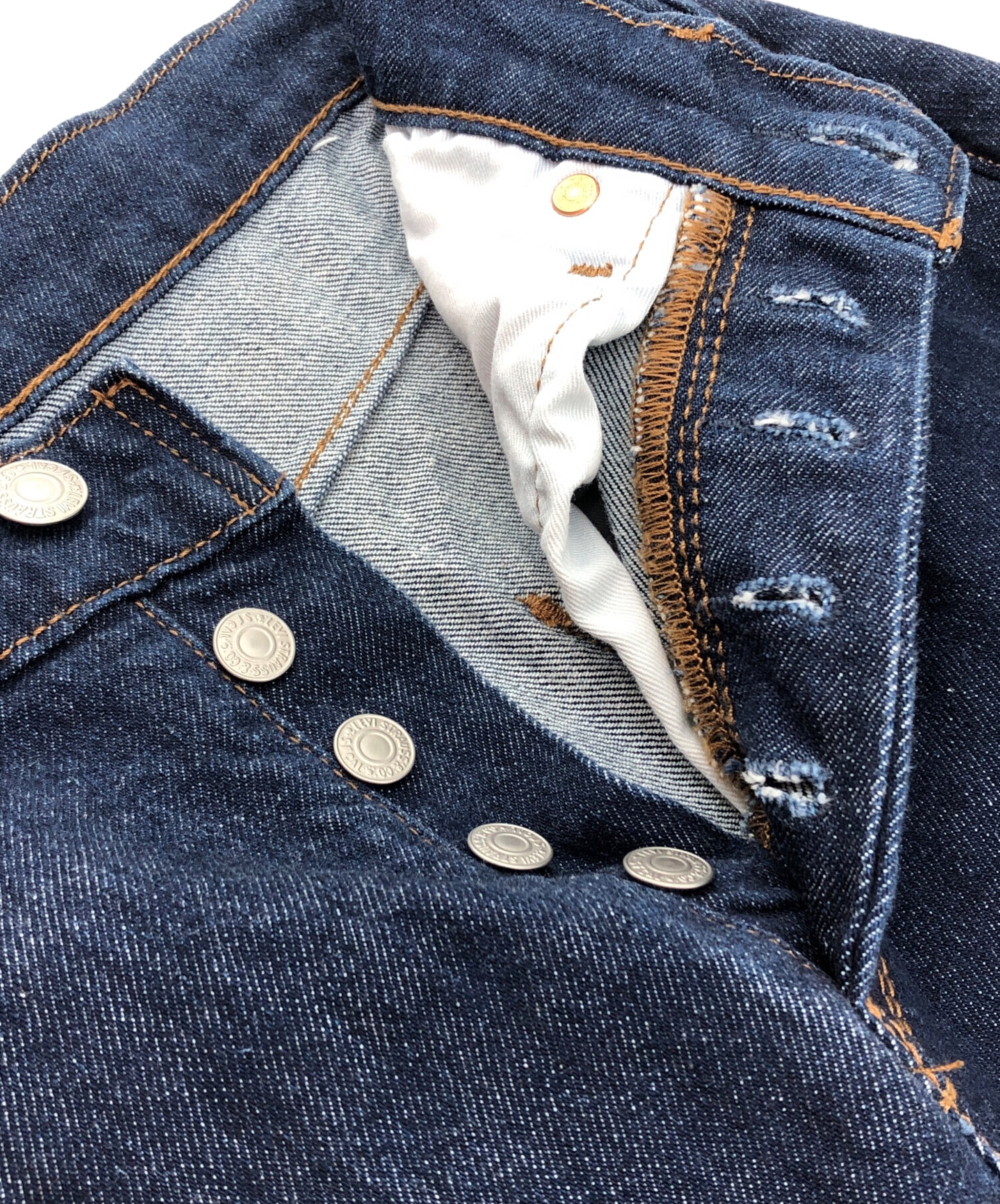 中古・古着通販】LEVI'S (リーバイス) デニムパンツ ネイビー