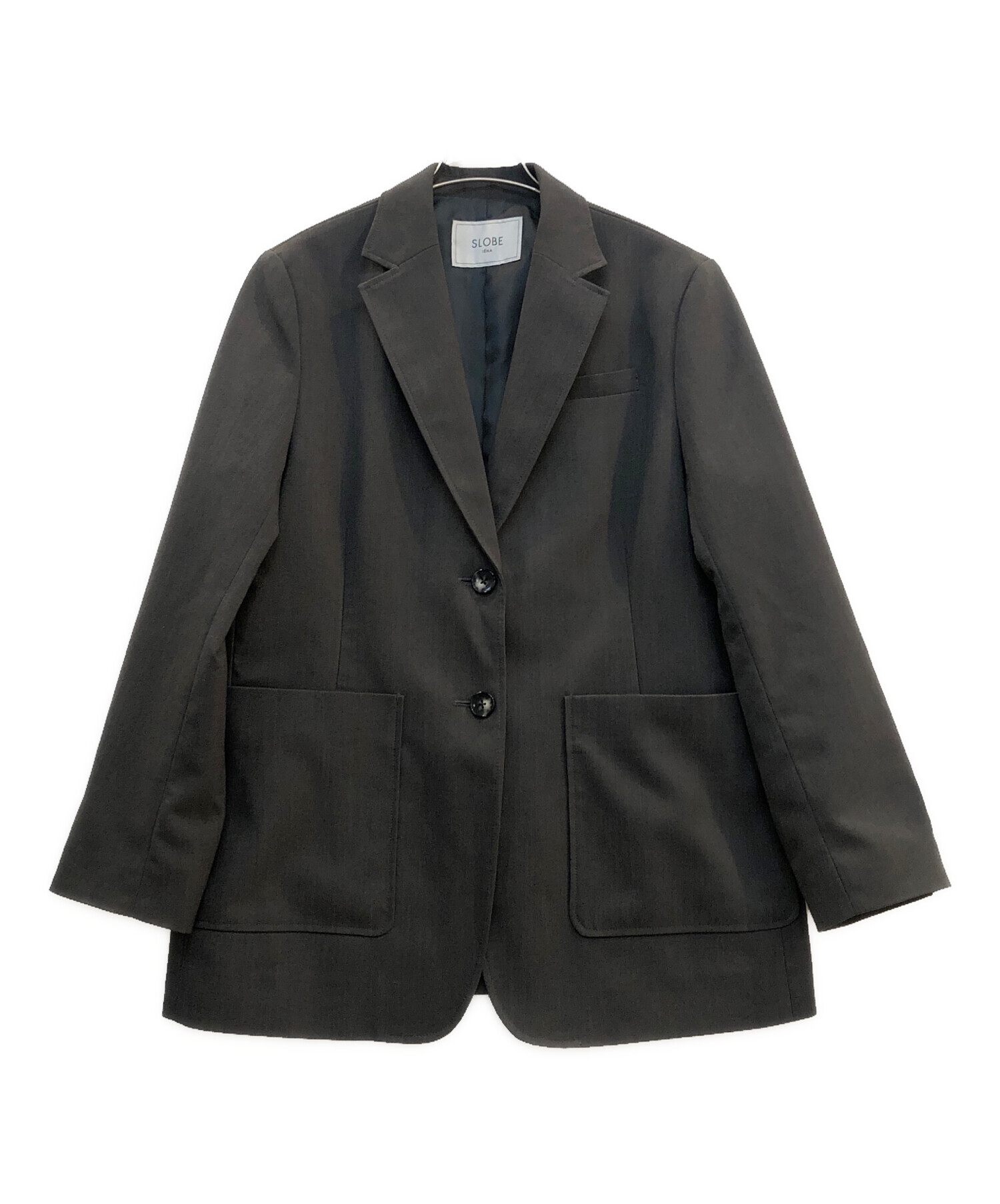 SLOBE IENA：リネン混テーラードジャケット 2023SS ベージュ 美品 IENA