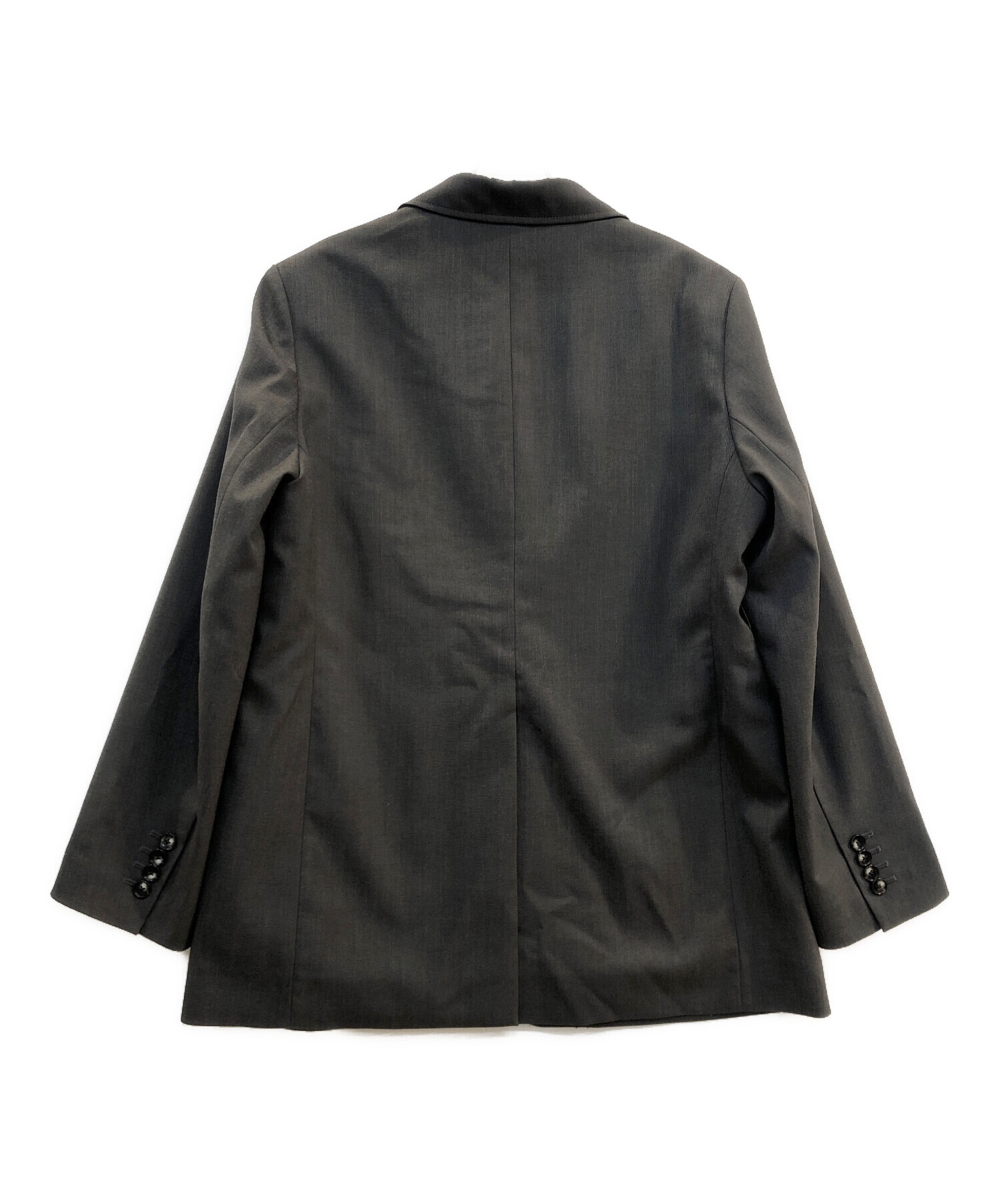 美品▲SLOBE IENA リネン混 テーラードジャケット チャコールグレー 中古・古着通販】SLOBE IENA (スローブ イエナ) リネン混テーラード