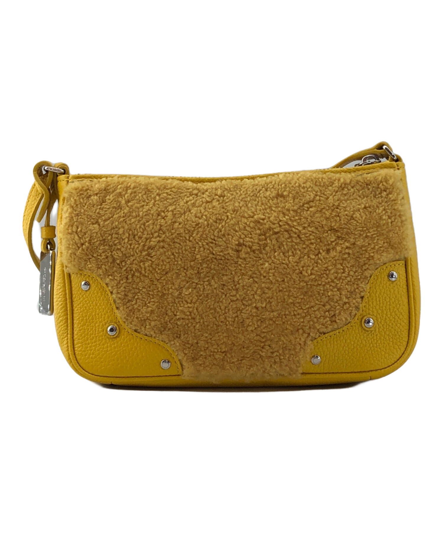 中古・古着通販】COACH (コーチ) ショルダーバッグ イエロー｜ブランド