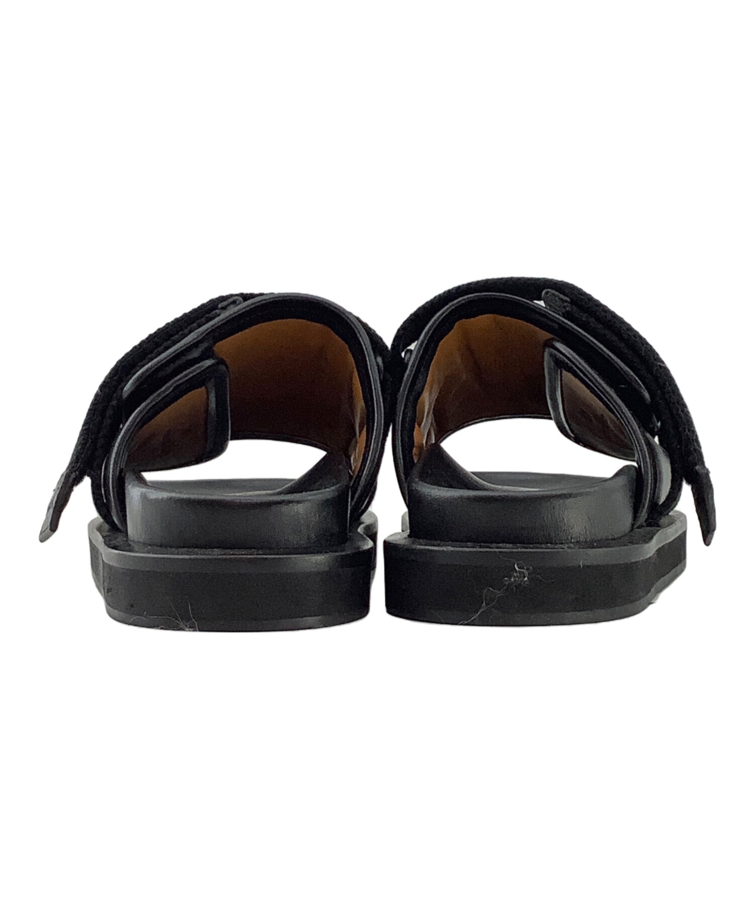 中古・古着通販】AMBUSH (アンブッシュ) サンダル ブラック サイズ:39 