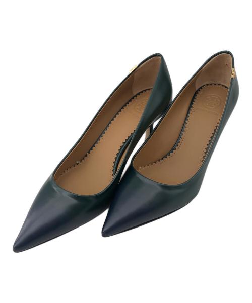 中古・古着通販】TORY BURCH (トリーバーチ) ヒールパンプス グリーン
