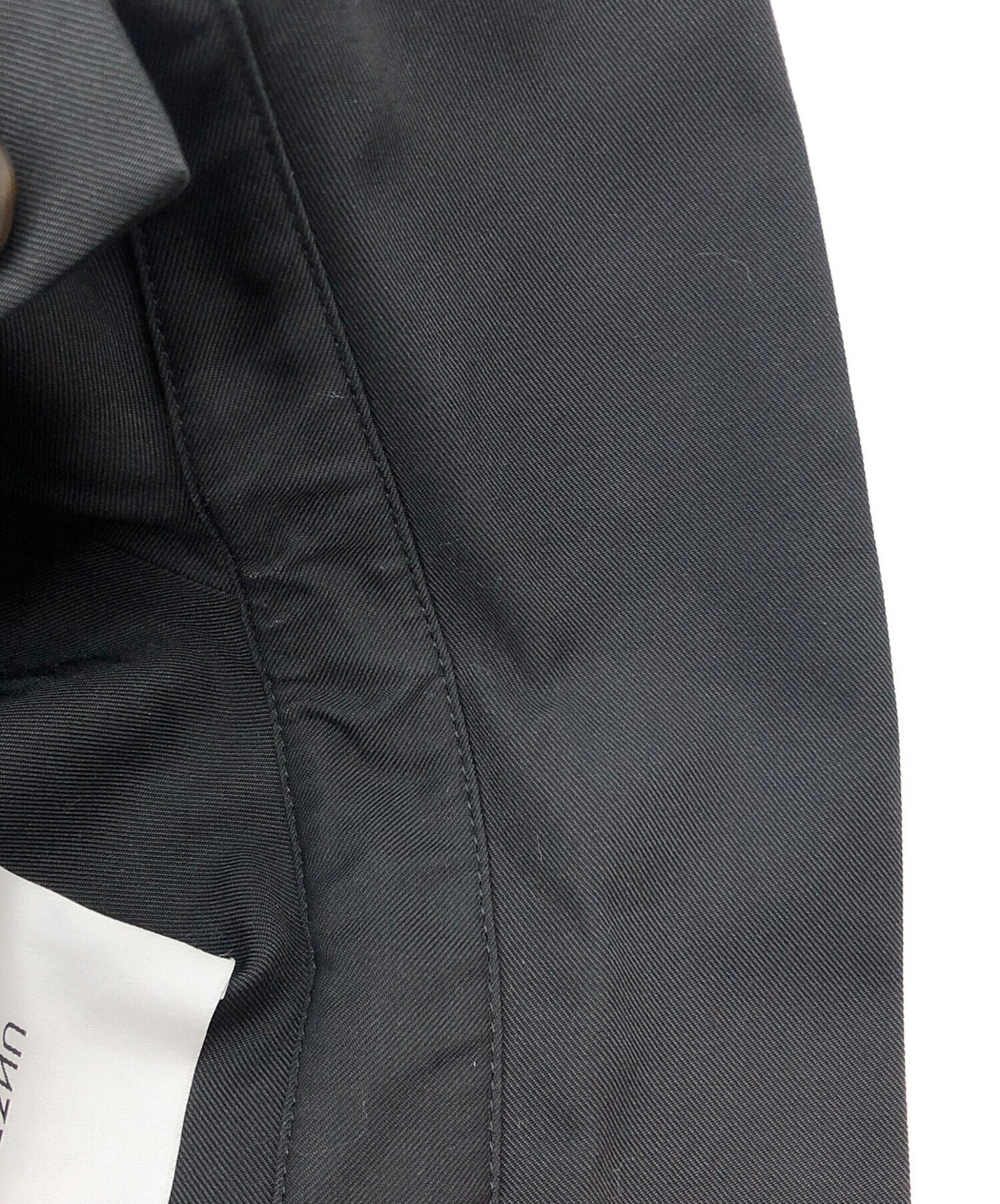 【てん様】専用です！UN3D. アンスリード トレンチコート 黒 ブラック 新品 UN3D.（アンスリード）の「ステッチトレンチコート（トレンチコート