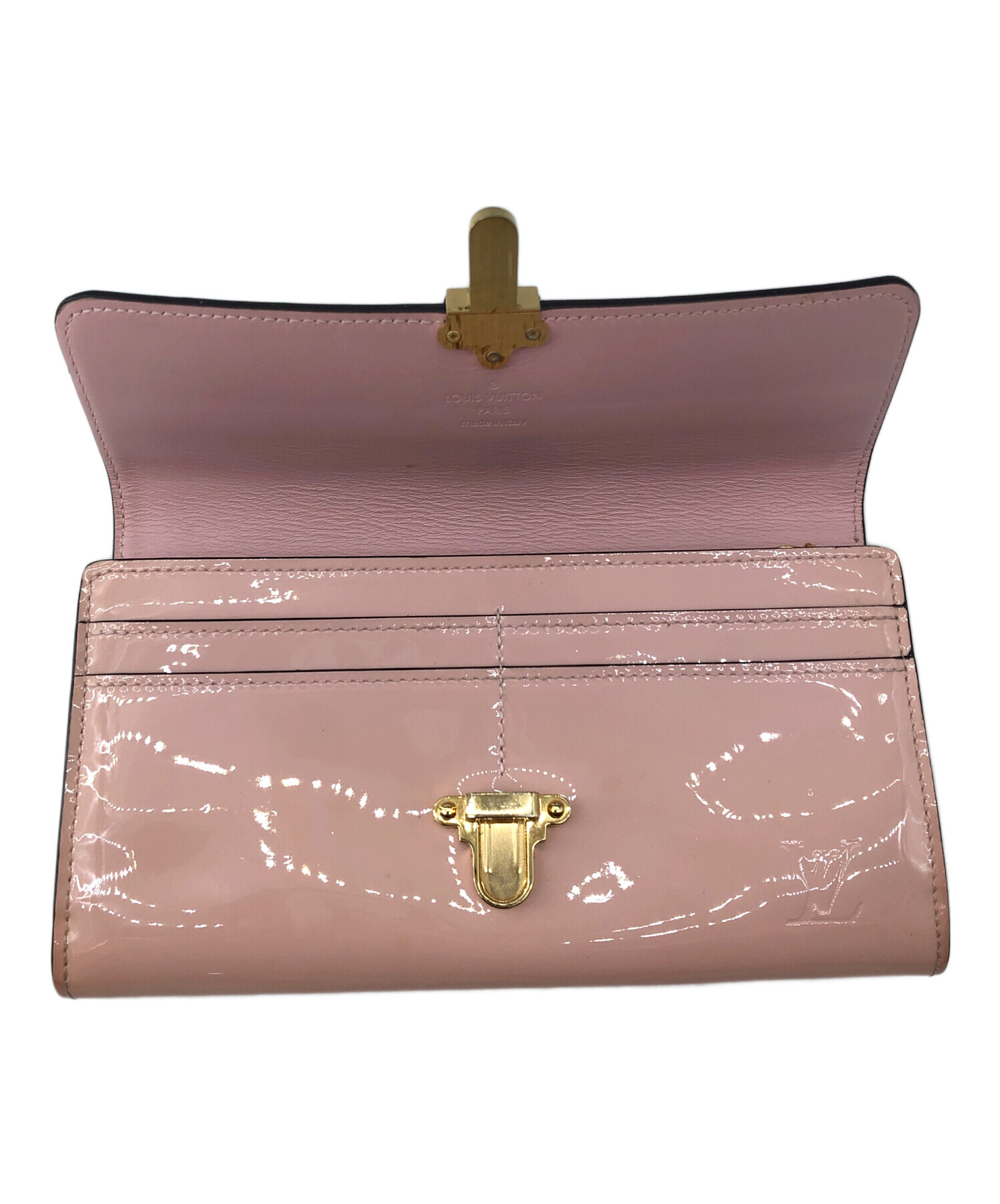 S*✨様 LOUIS VUITTON／ルイ・ヴィトン　財布、　長財布、中味ピンク 中古・古着通販】LOUIS VUITTON (ルイ ヴィトン) 長財布 ピンク