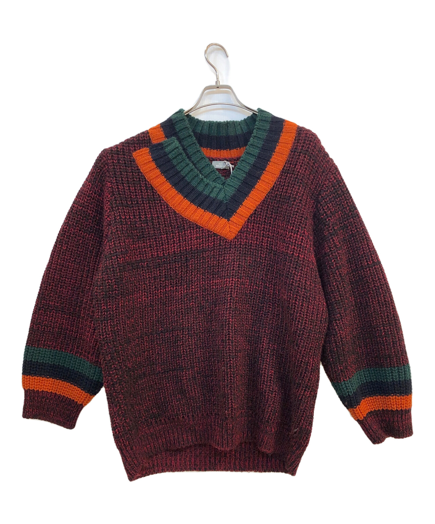 Kolor/Becon ニット 中古・古着通販】kolor/BEACON (カラービーコン) ニット ボルドー