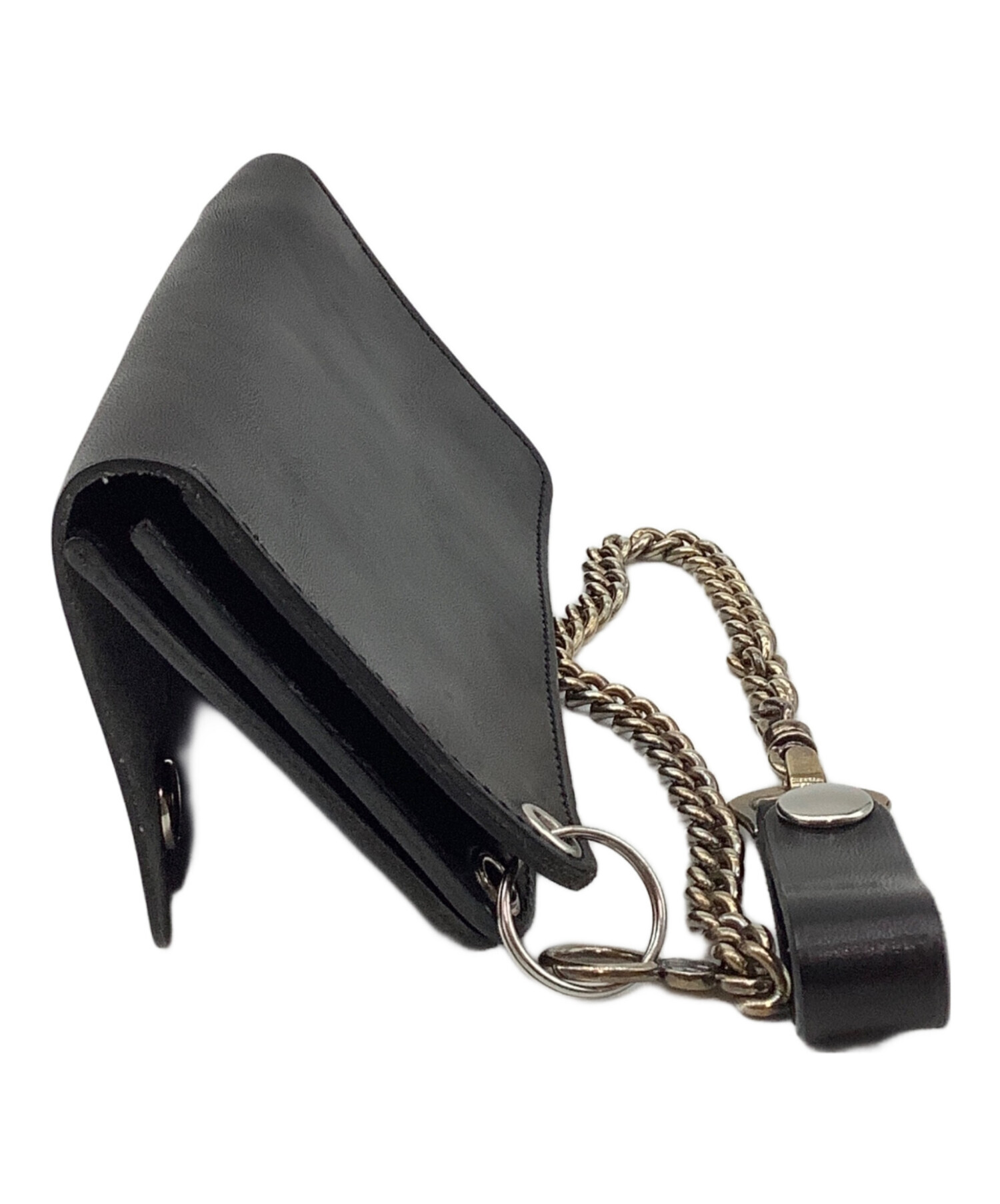 中古・古着通販】MASSES (マシス) トラッカーウォレット ブラック