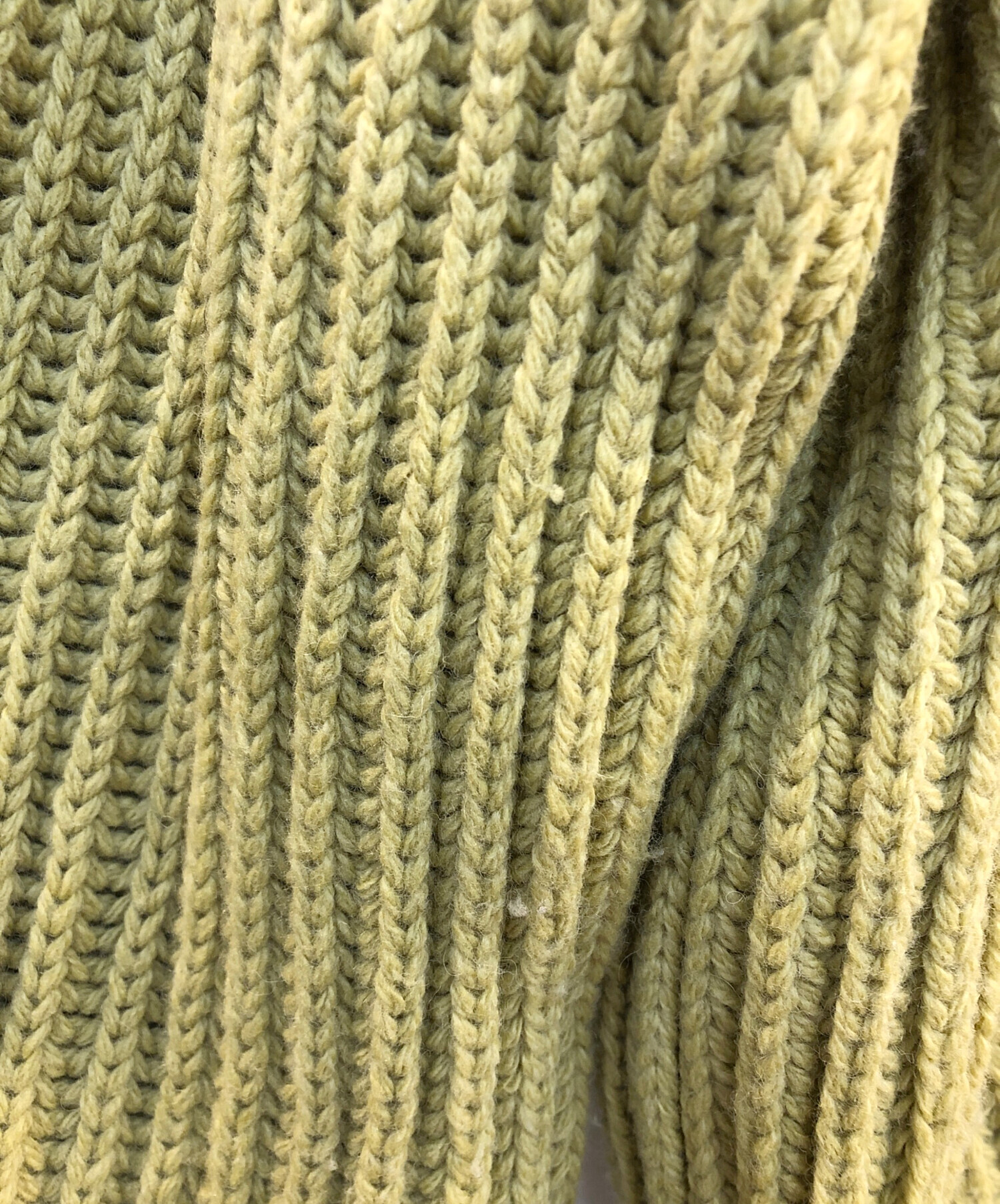 中古・古着通販】sacai (サカイ) モックネックニット グリーン サイズ