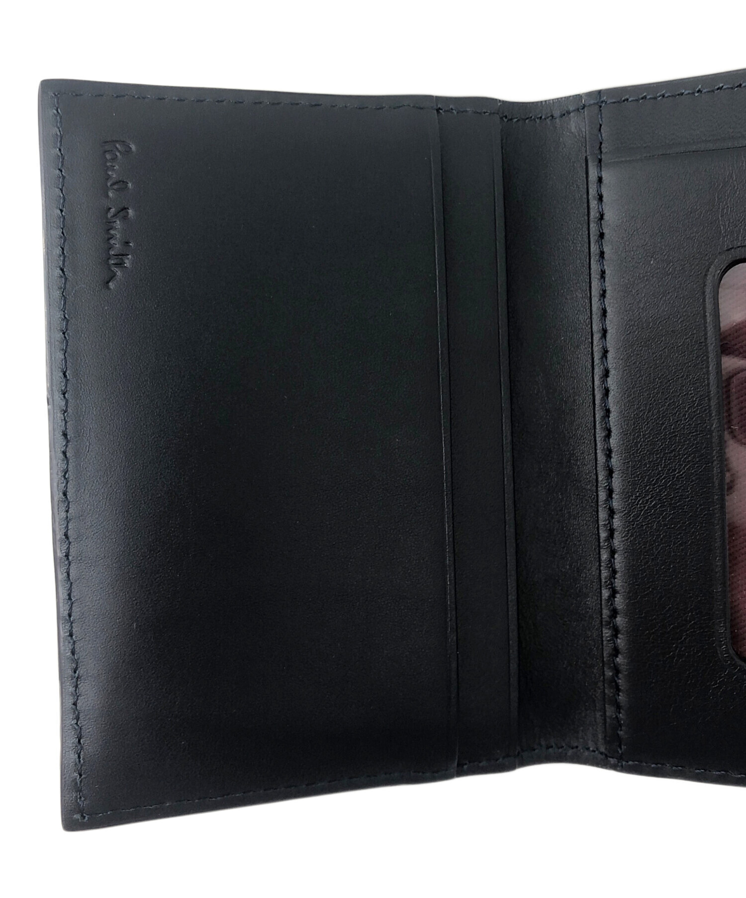 Paul Smith ポールスミス | サフィアーノレザー パスケース | MADE IN JAPAN | ブラック 黒 | ブランド ファッション 小物【メンズ】【中古】 中古・古着通販】Paul Smith (ポールスミス) パスケース ブラック 未