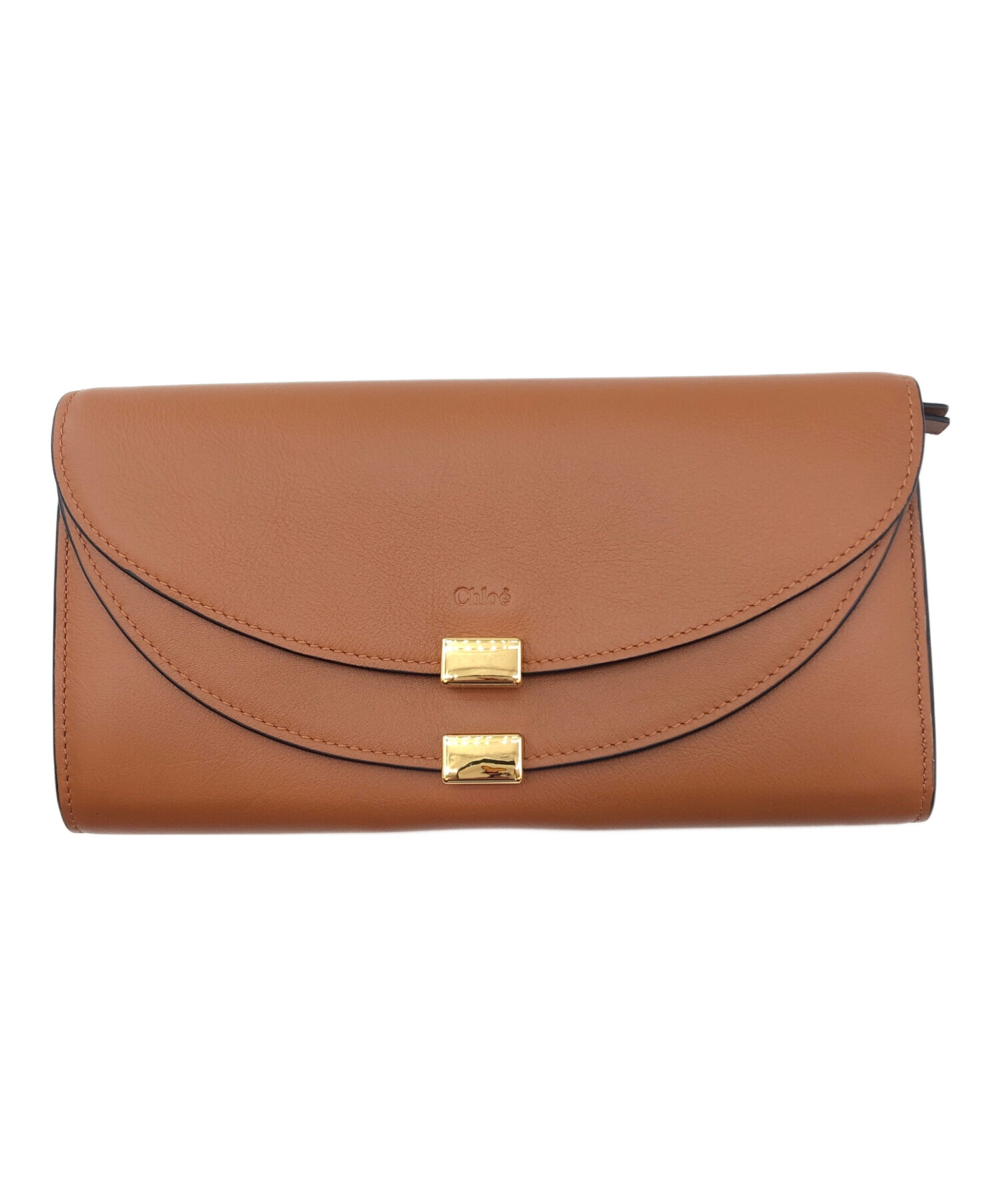 中古・古着通販】Chloe (クロエ) 長財布 ブラウン｜ブランド・古着通販 