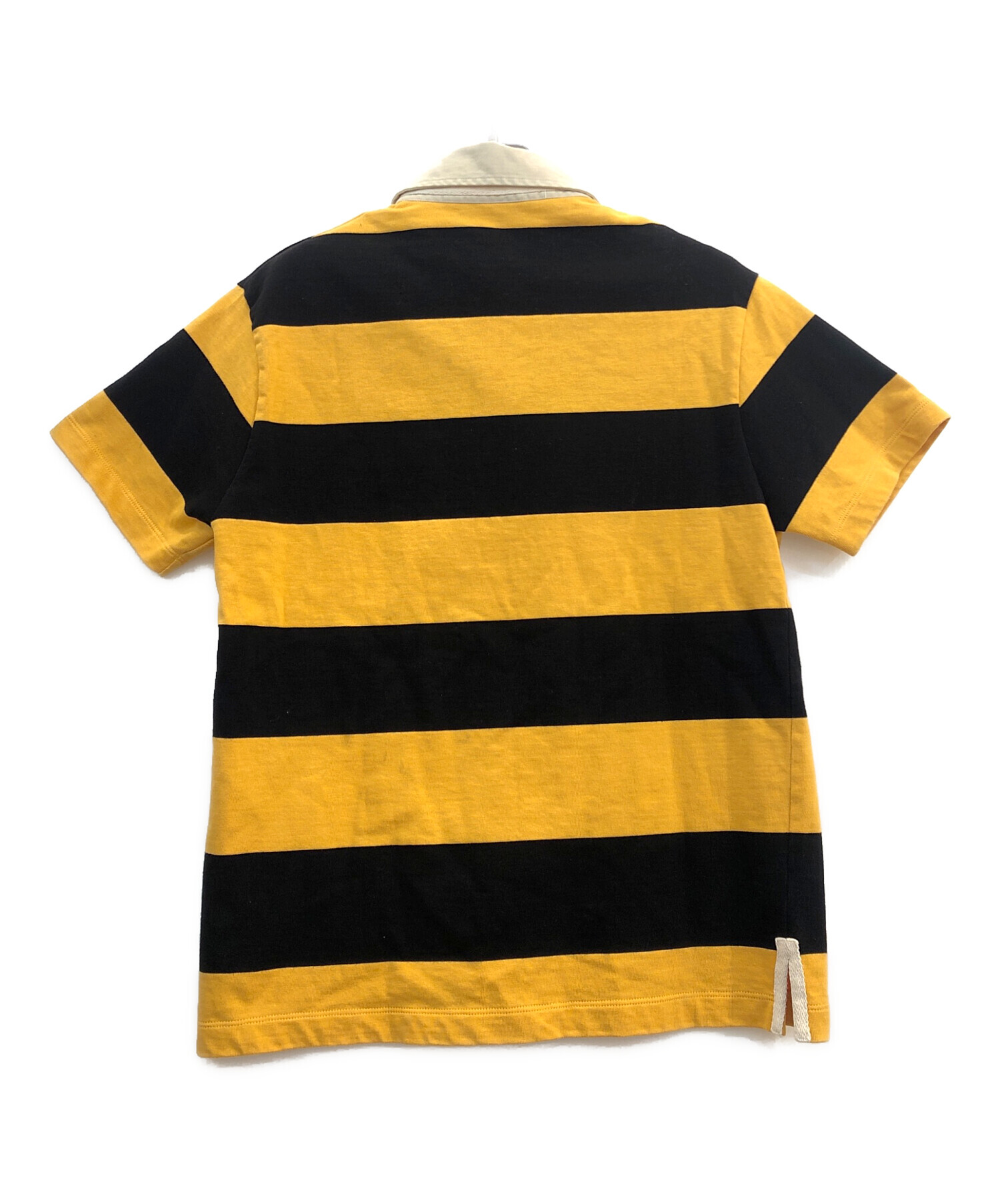 中古・古着通販】GUCCI (グッチ) ポロシャツ イエロー×ブラック サイズ 