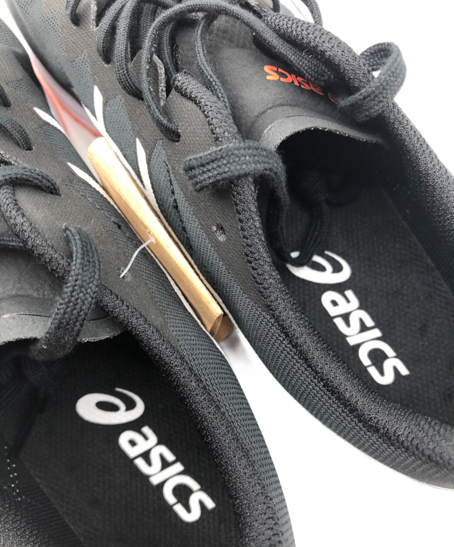 中古・古着通販】asics (アシックス) ランニングシューズ ブラック 