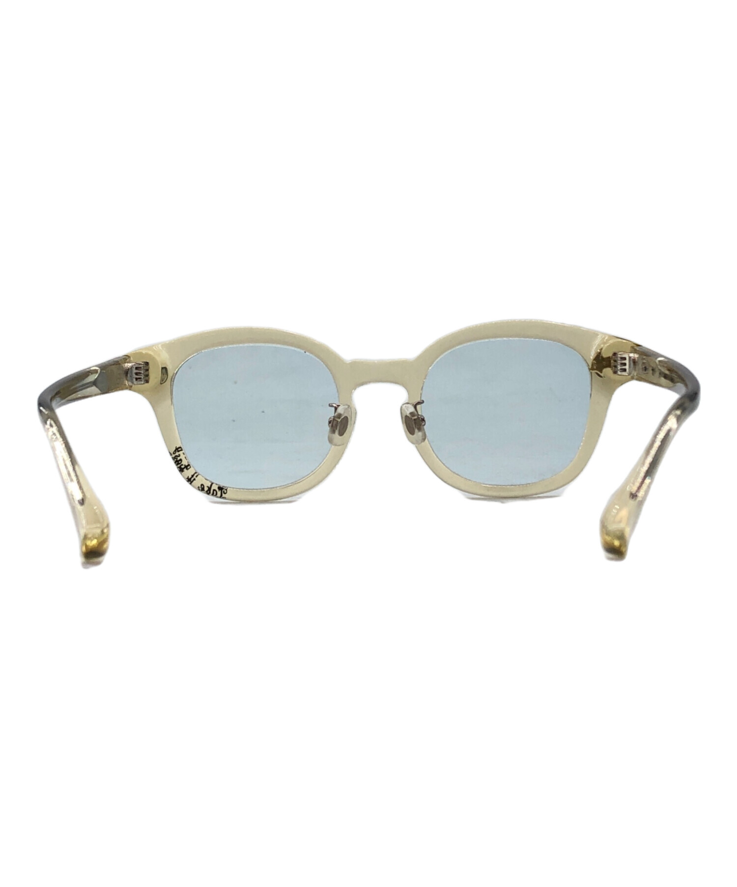 中古・古着通販】N.S.H (エヌエスエイチ) サングラス イエロー×ミント