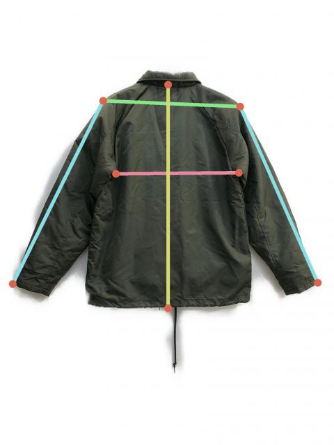 ★極美品★インディアンモトサイクル ナイロンボアコーチジャケット ネイビー Ｓ 中古・古着通販】INDIAN (インディアン) ナイロンボアコーチジャケット