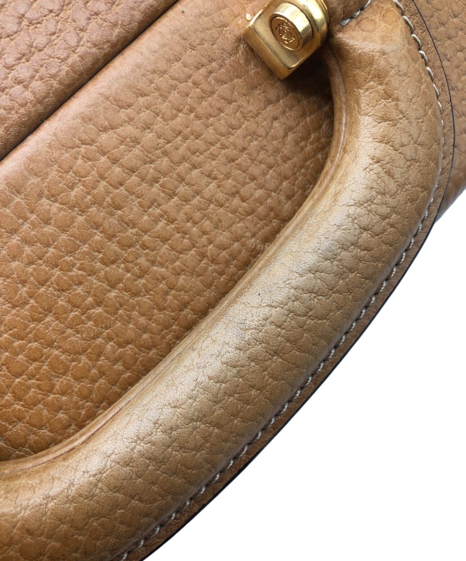 中古・古着通販】LOEWE (ロエベ) レザーアタッシュケース ブラウン 
