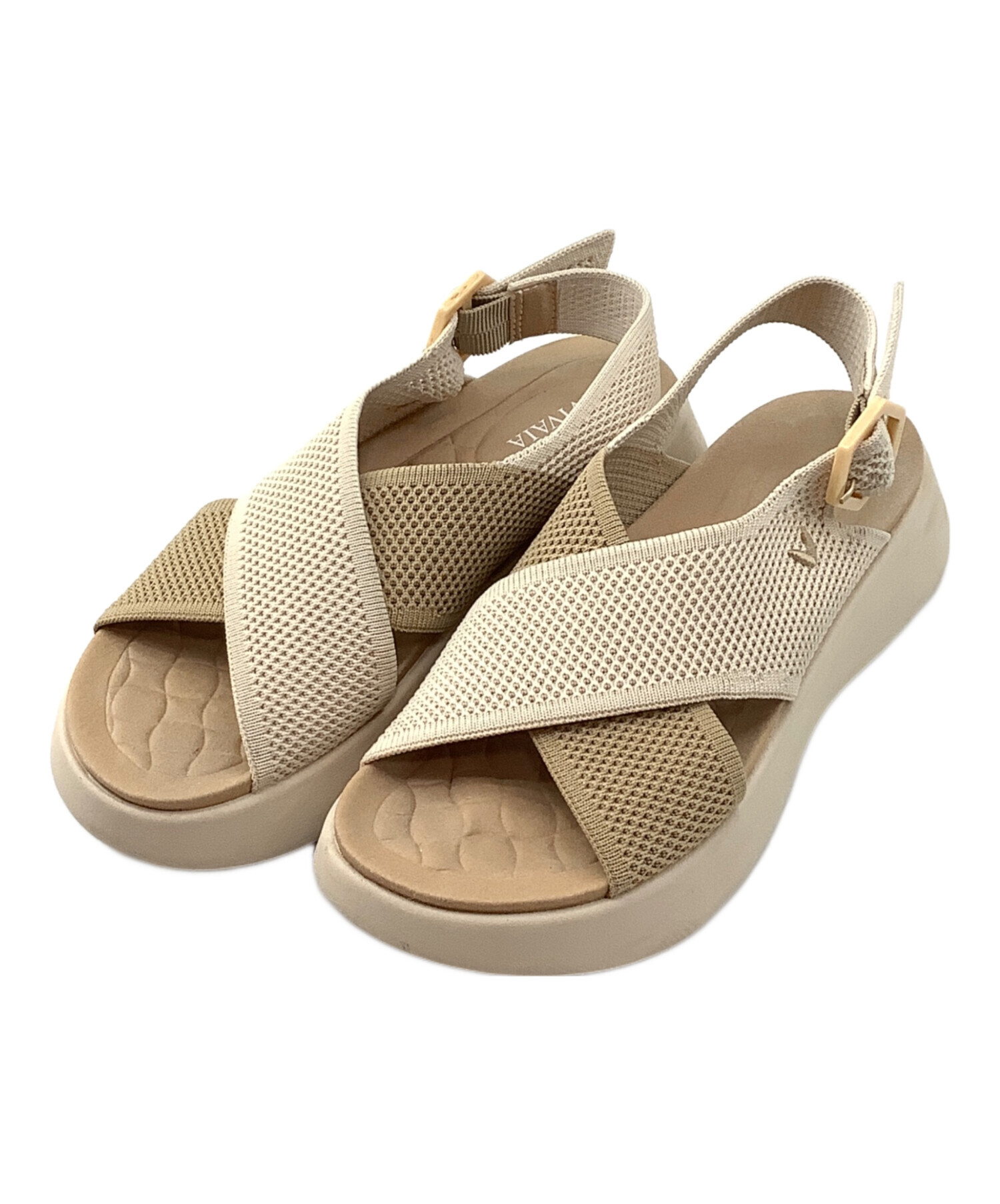 中古・古着通販】VIVAIA (ビバイア) サンダル ベージュ サイズ:37