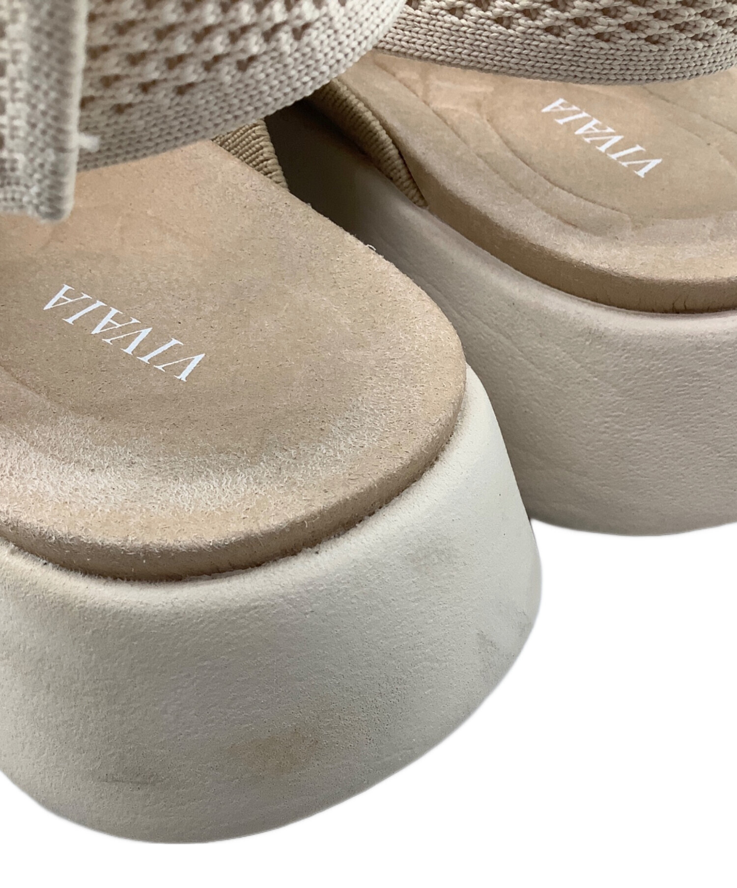 中古・古着通販】VIVAIA (ビバイア) サンダル ベージュ サイズ:37