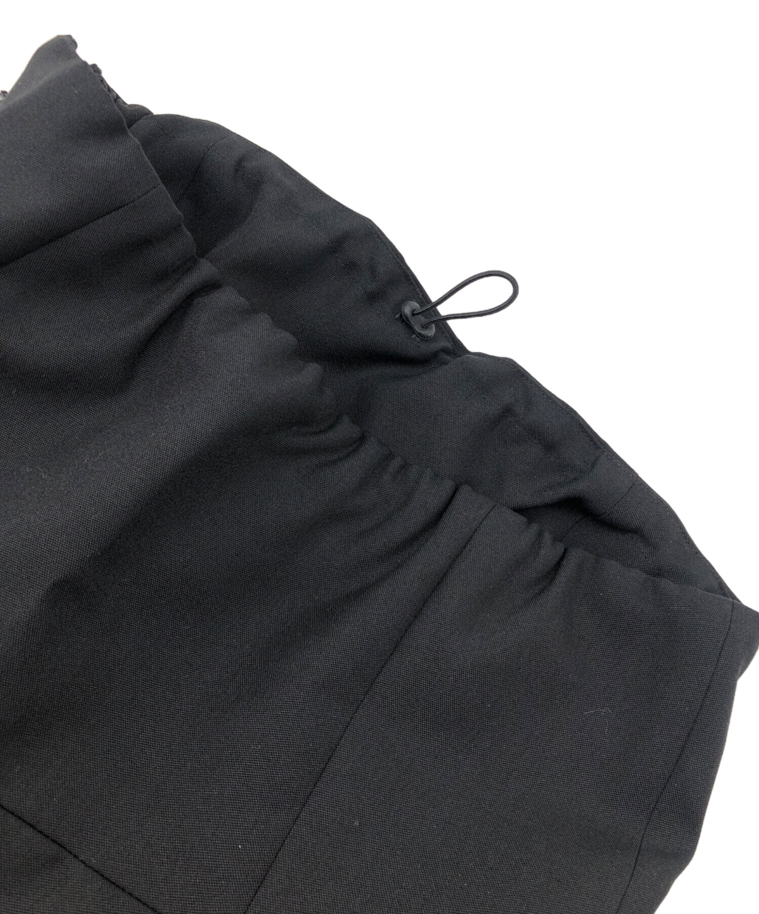 中古・古着通販】HYKE (ハイク) DOESKIN STRAPLESS JUMPSUIT ブラック