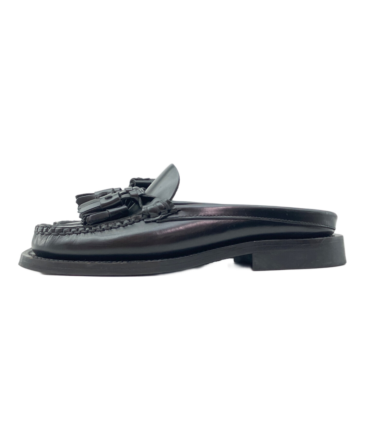 中古・古着通販】hereu (ヘリュー) タッセルローファー ブラック