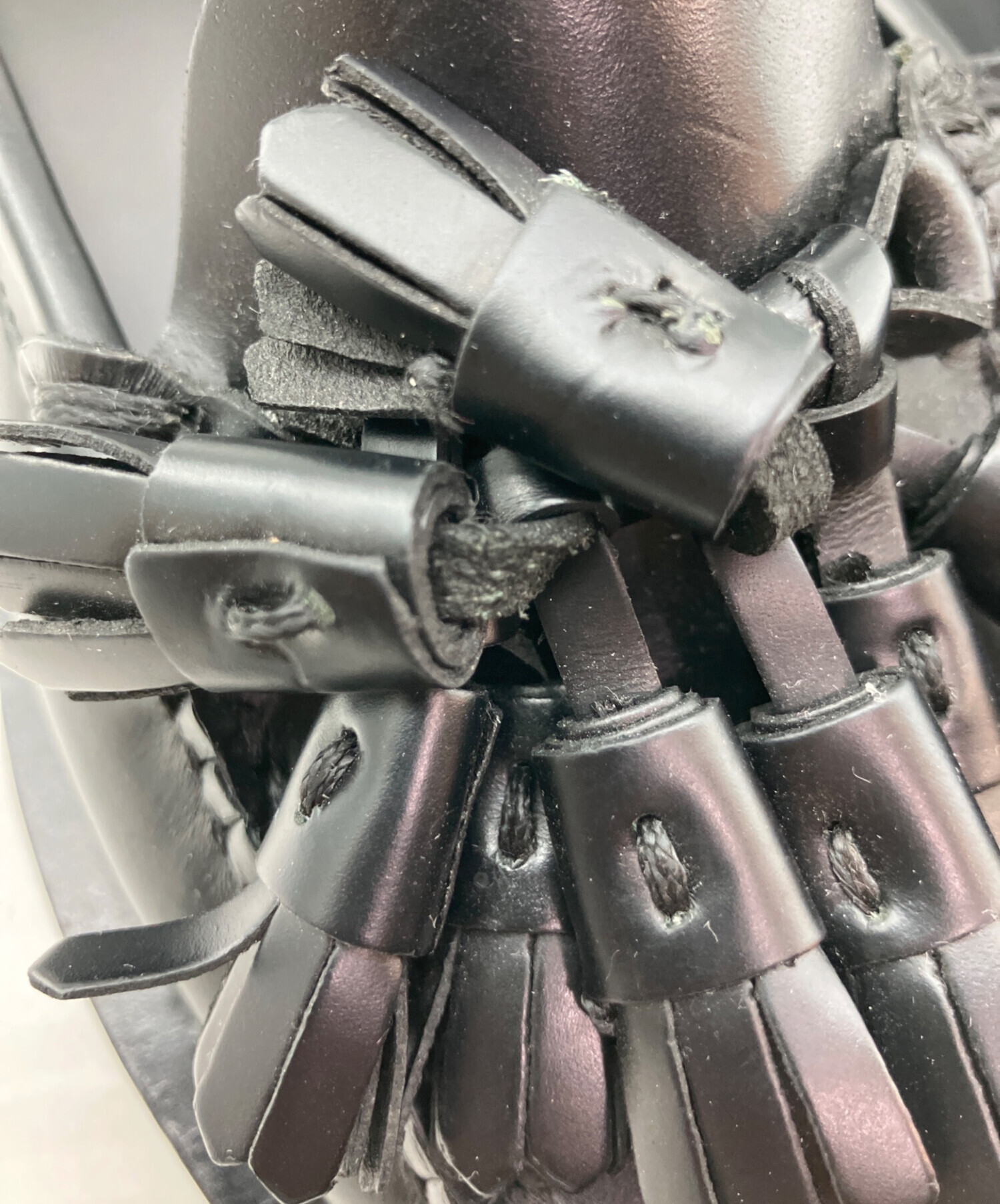 中古・古着通販】hereu (ヘリュー) タッセルローファー ブラック