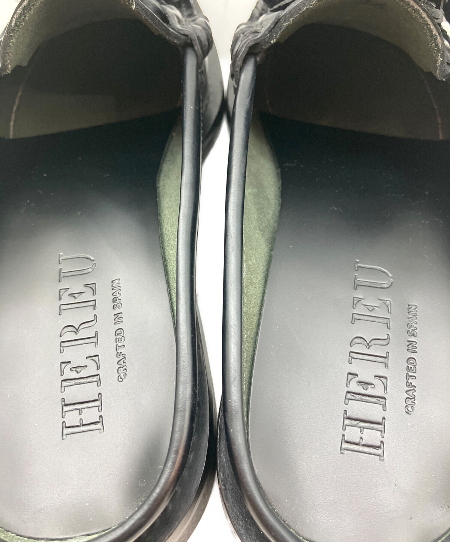 中古・古着通販】hereu (ヘリュー) タッセルローファー ブラック