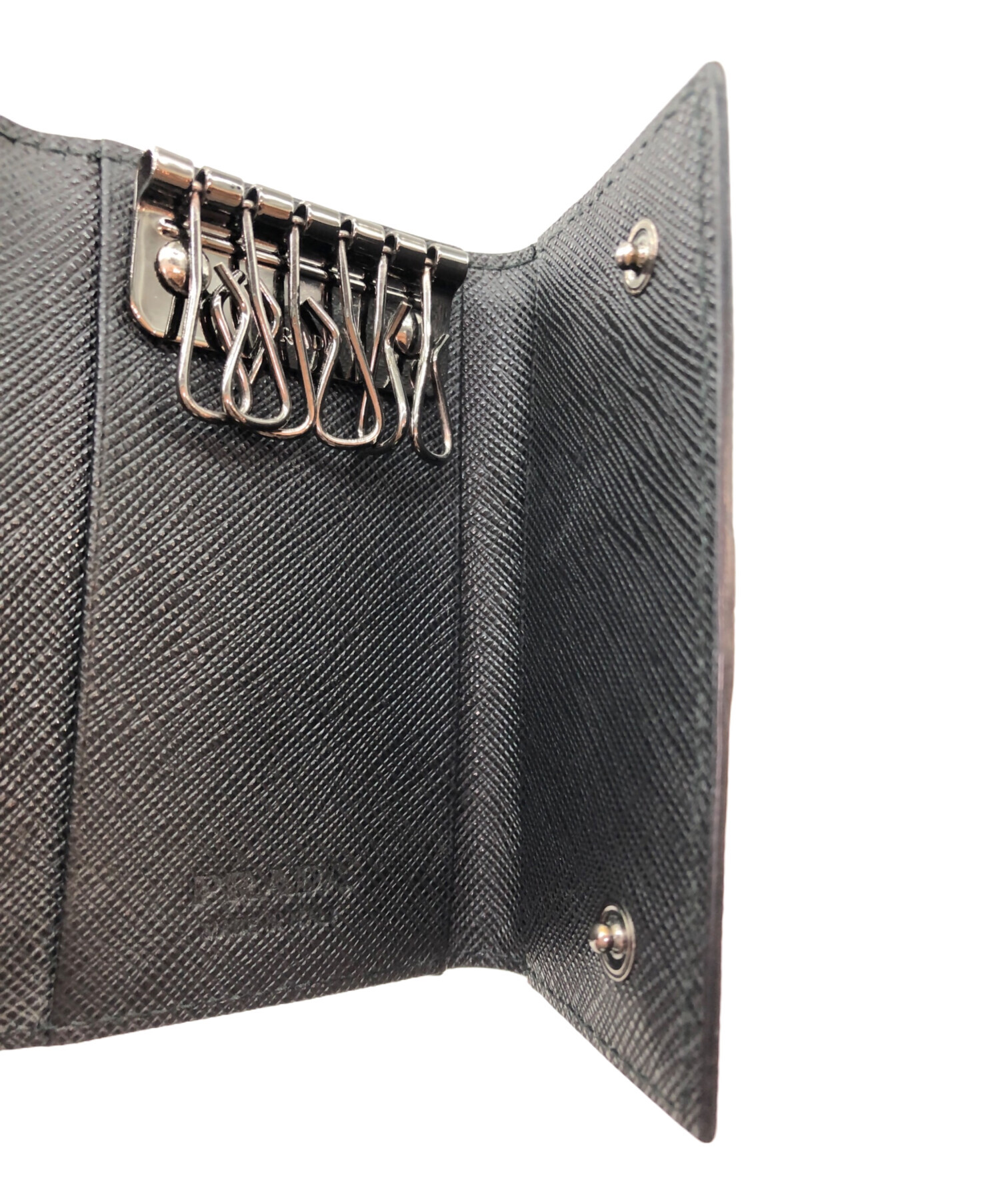 中古・古着通販】PRADA (プラダ) 6連キーケース ブラック｜ブランド