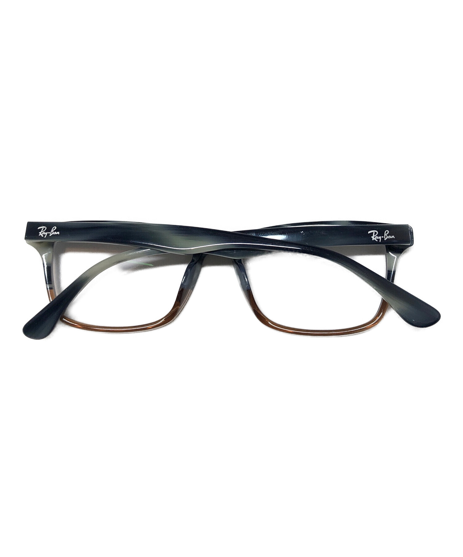 Ray-Ban 眼鏡（中古品） 中古・古着通販】RAY-BAN (レイバン) 伊達眼鏡 ブラウン×ブルー
